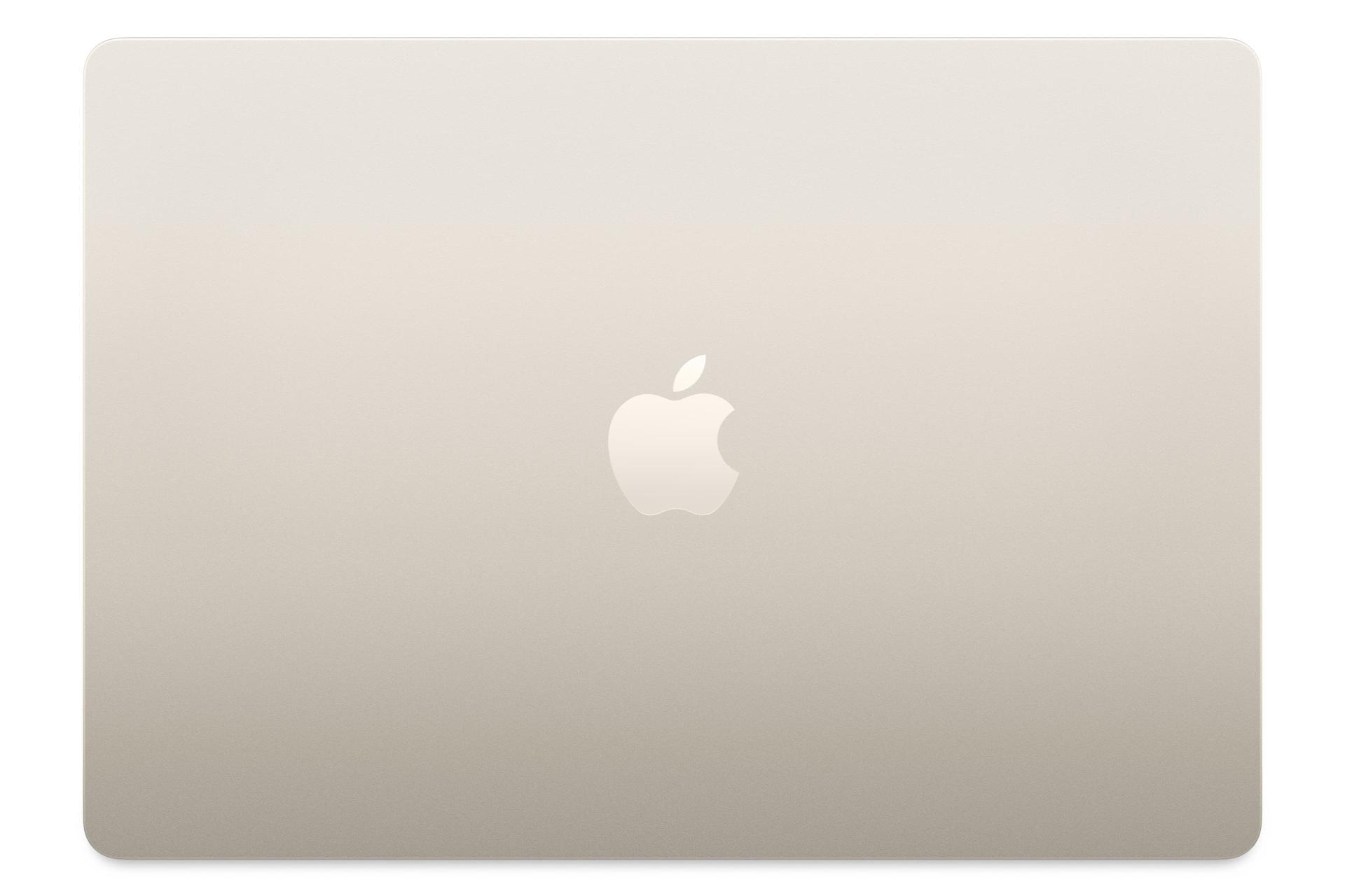لپ تاپ مک بوک ایر 15 اینچی 2025 اپل طلایی از نمای بالا / Apple MacBook Air 15 2025 M4