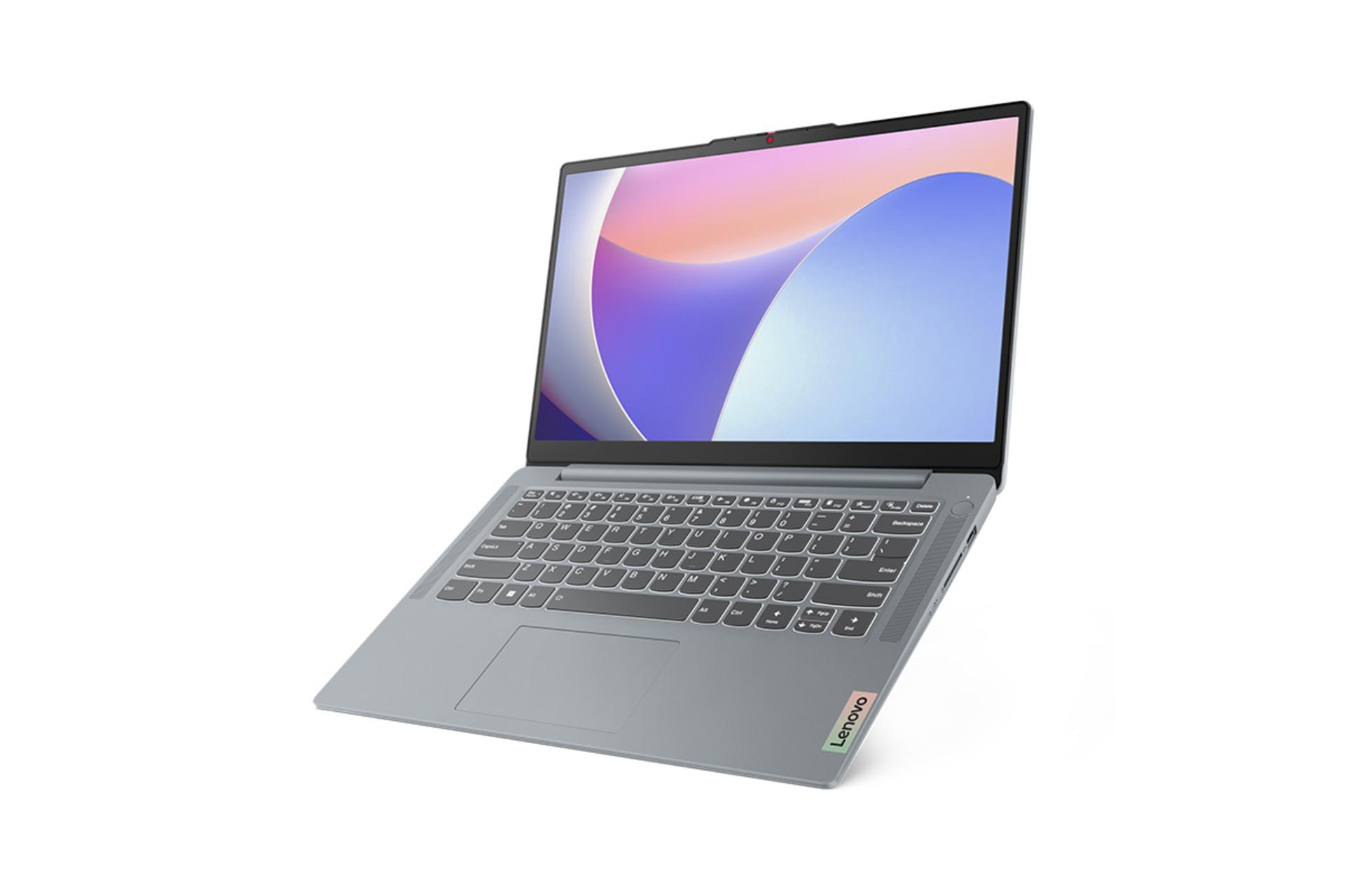 لپ تاپ لنوو Lenovo IdeaPad Slim 3 14IRH8 نمای جلو و راست