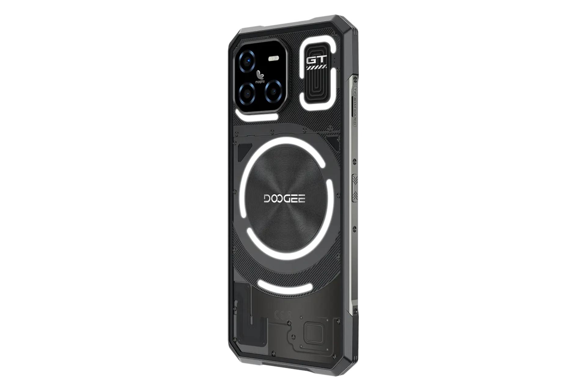 پنل پشت و چینش دوربین گوشی موبایل Blade GT اولترا دوجی مشکی / Doogee Blade GT Ultra