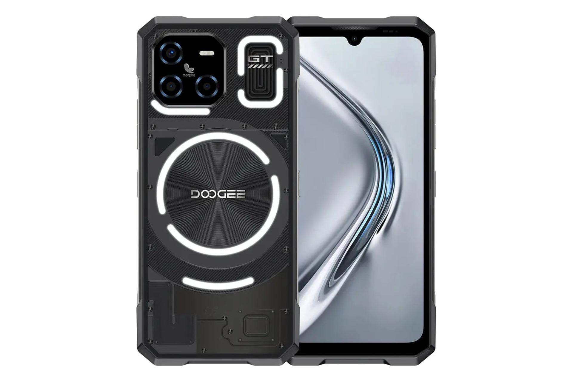 پنل جلو و پشت گوشی موبایل Blade GT اولترا دوجی مشکی / Doogee Blade GT Ultra