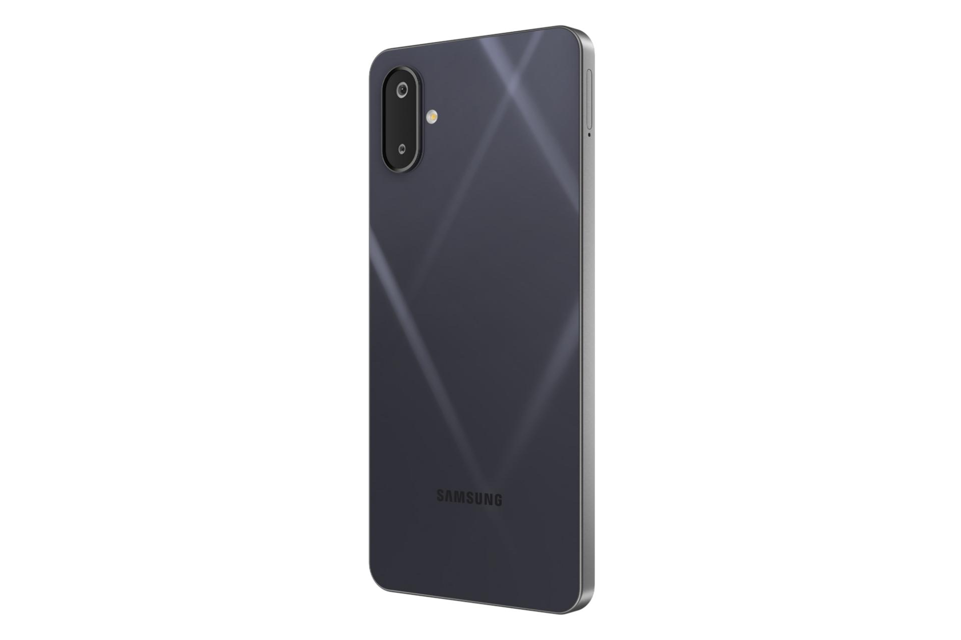 سمت راست پنل پشت گوشی موبایل گلکسی M06 سامسونگ مشکی / Samsung Galaxy M06