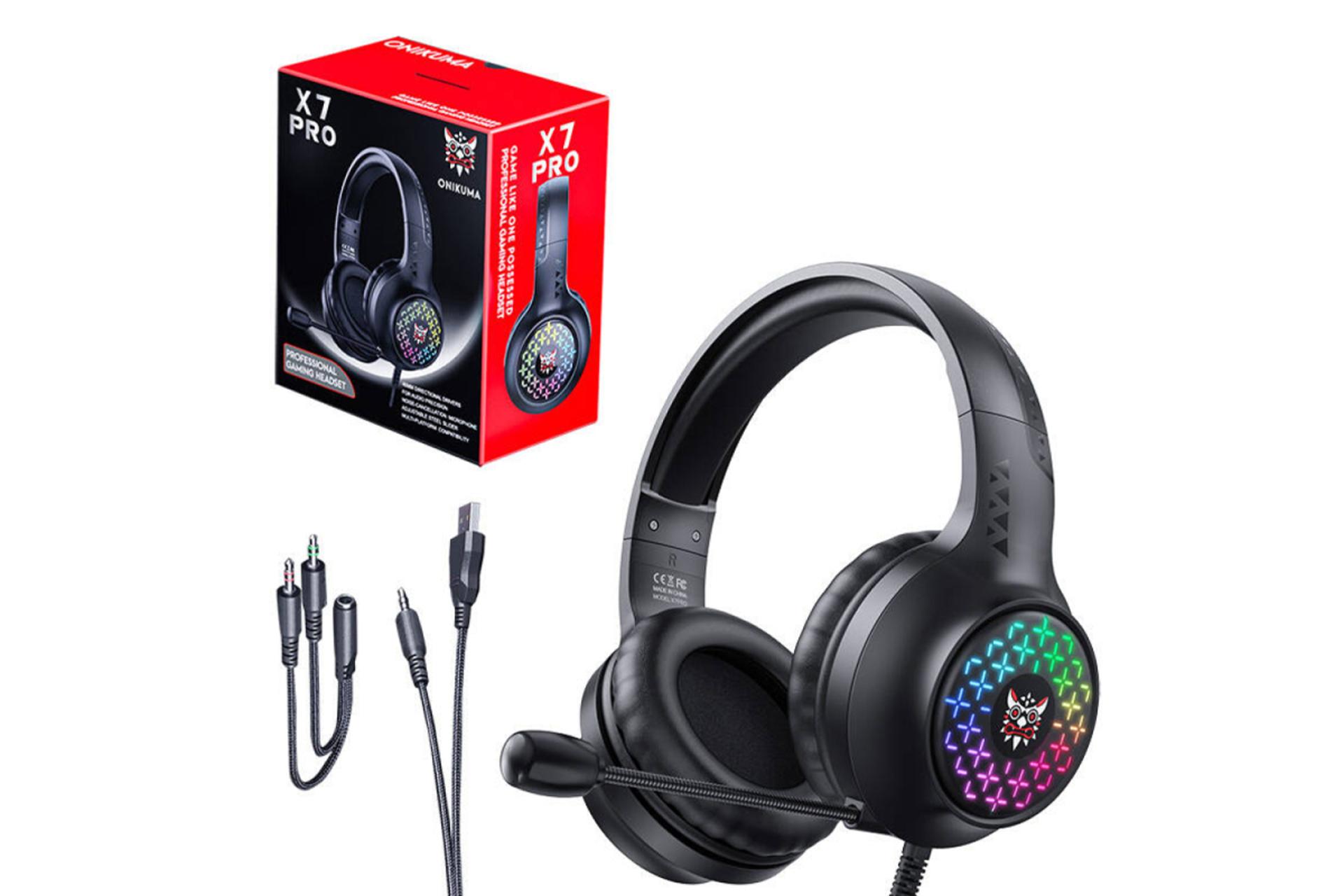 اقلام همراه هدفون اونیکوما X7 PRO