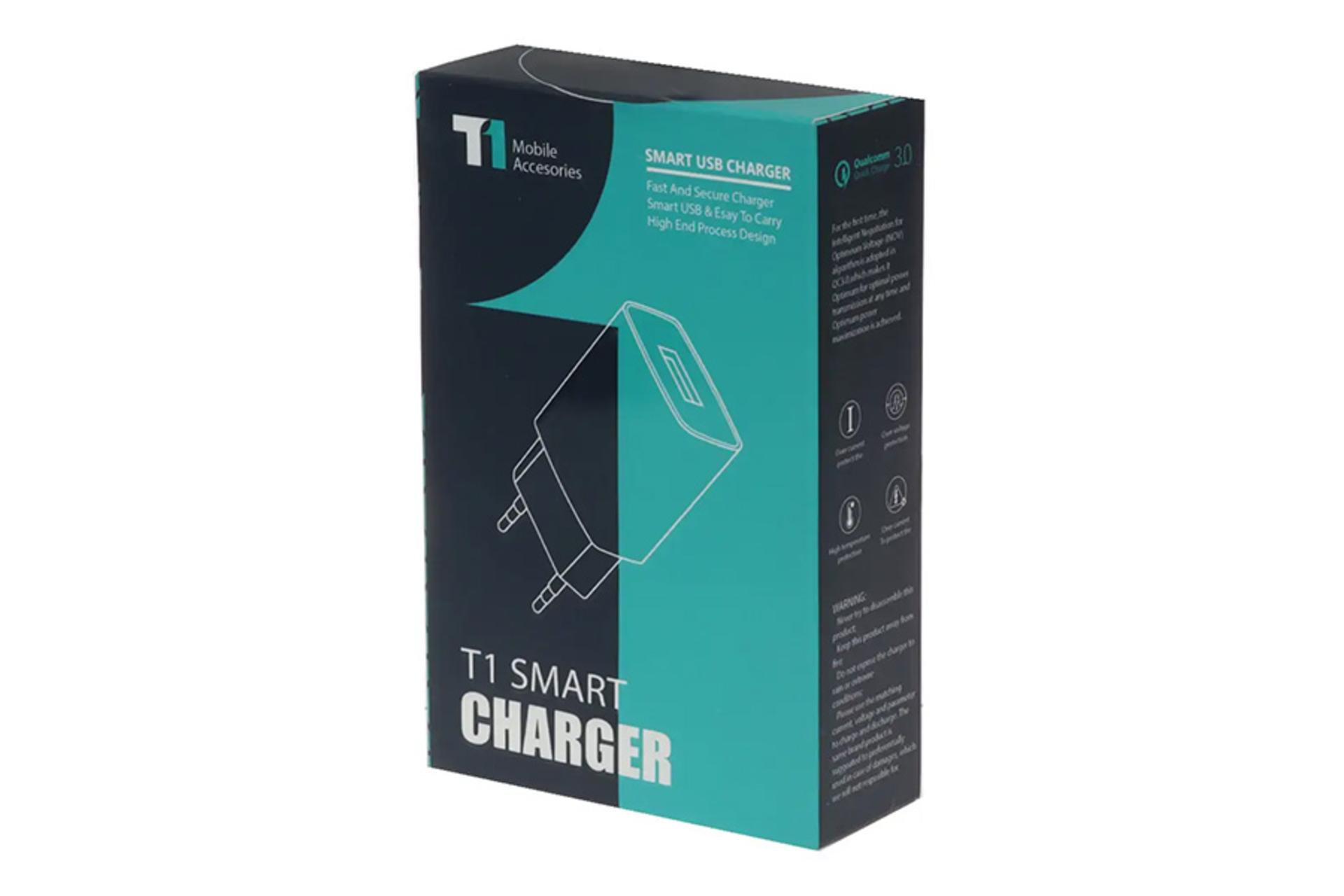 جعبه شارژر تی وان T1 t1-QC182-3