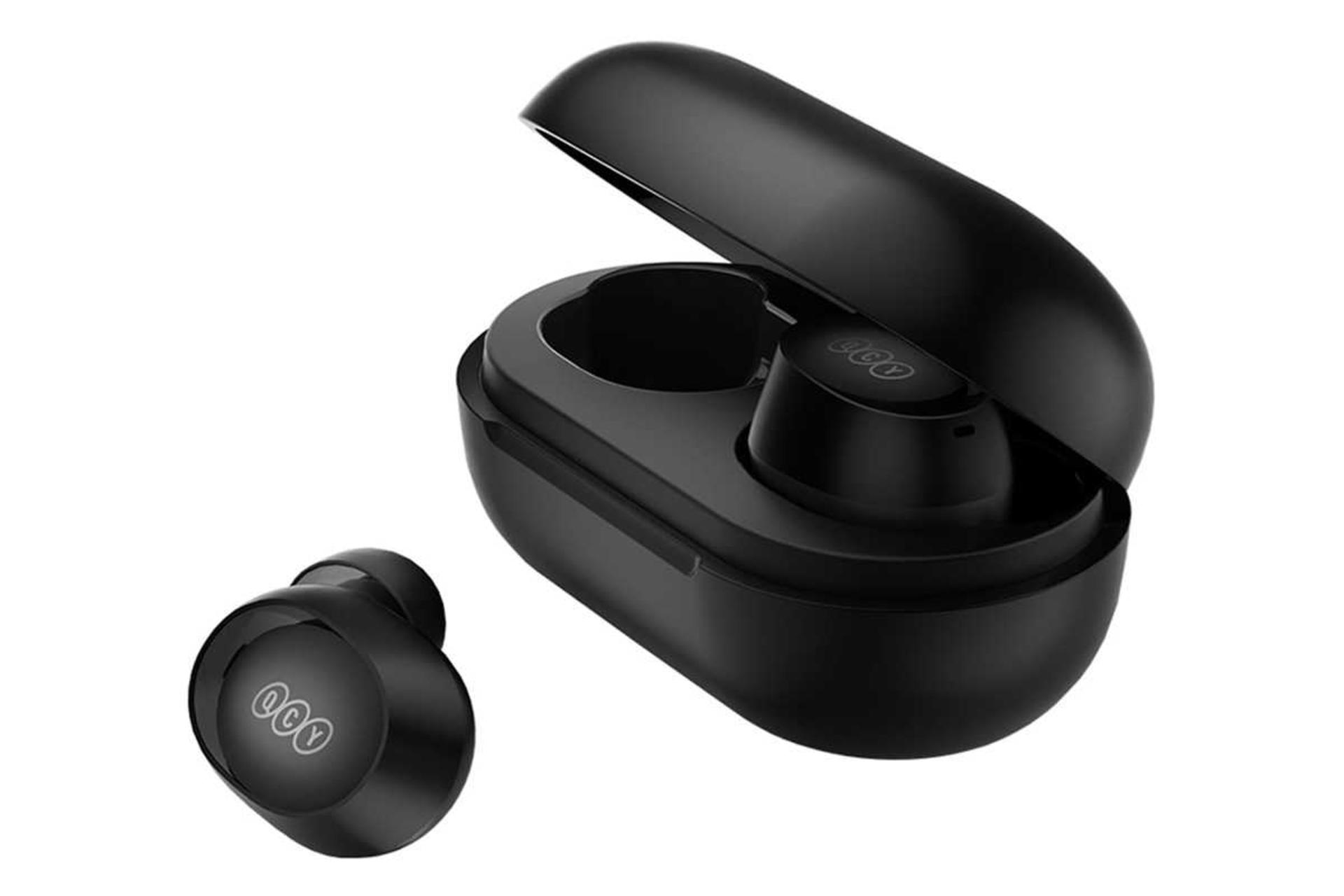 نمای سمت راست ایرباد بی سیم کیو سی وای ArcBuds Lite رنگ مشکی