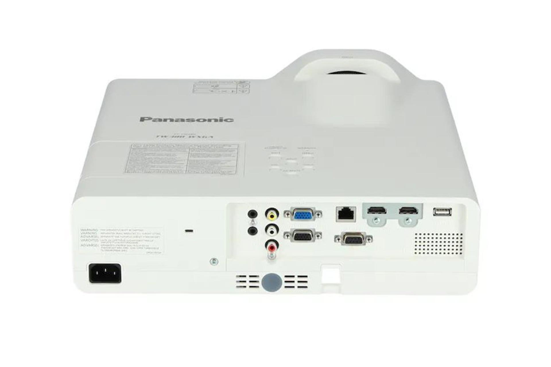 ویدیو پروژکتور پاناسونیک Panasonic PT-TW380 نمای پشت و درگاه ها