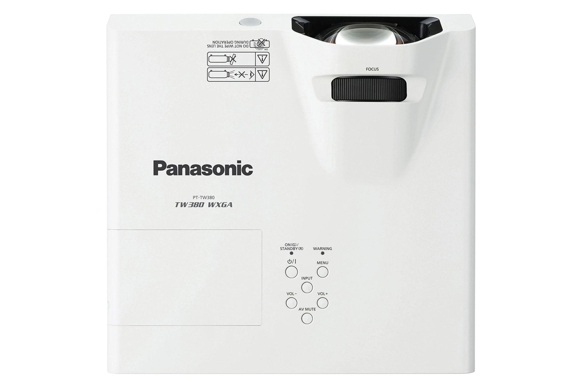ویدیو پروژکتور پاناسونیک Panasonic PT-TW380 نمای بالا