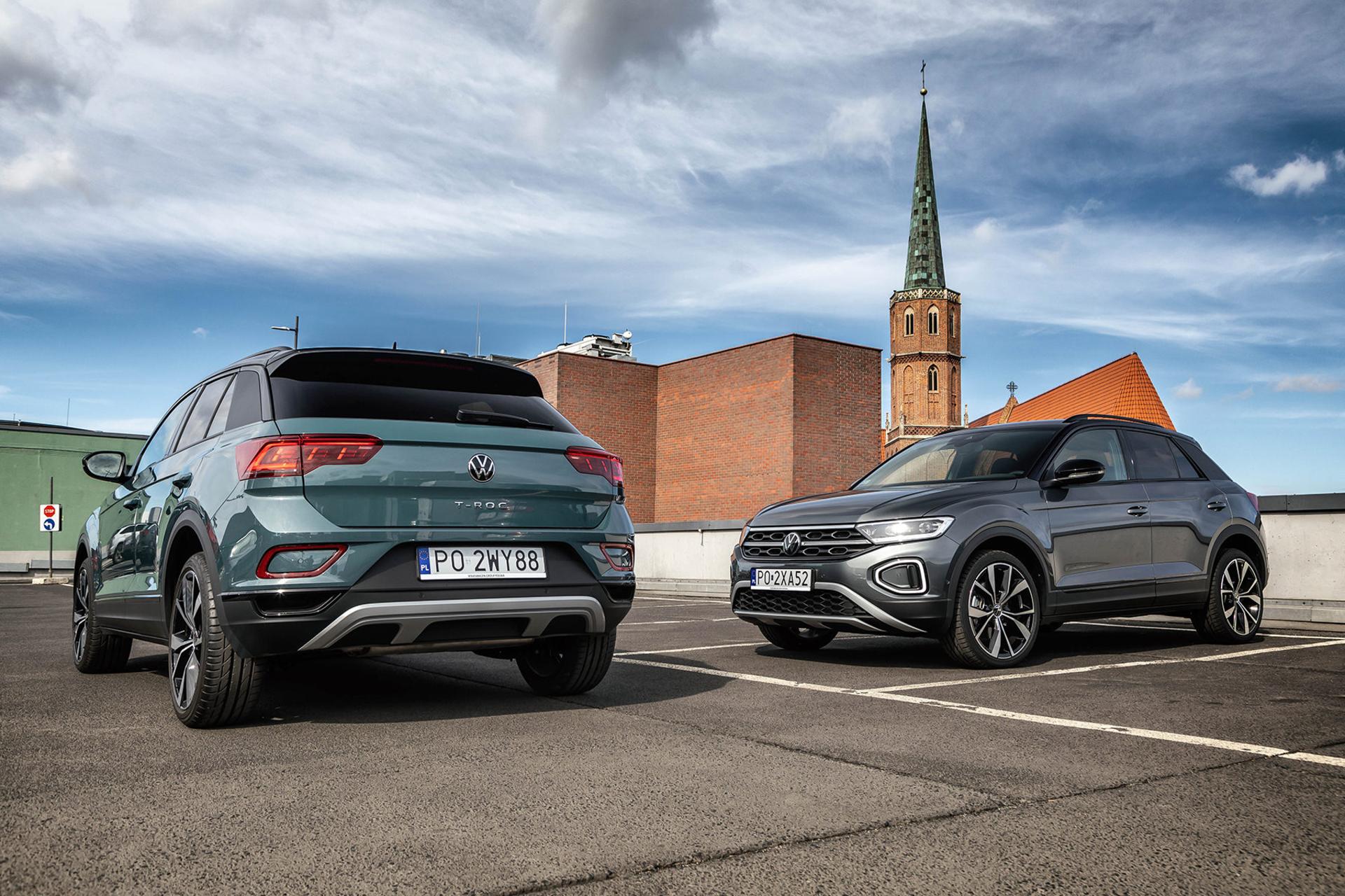 خودرو فولکس واگن تی راک Volkswagen T-Roc 2024 نمای جلو و پشت