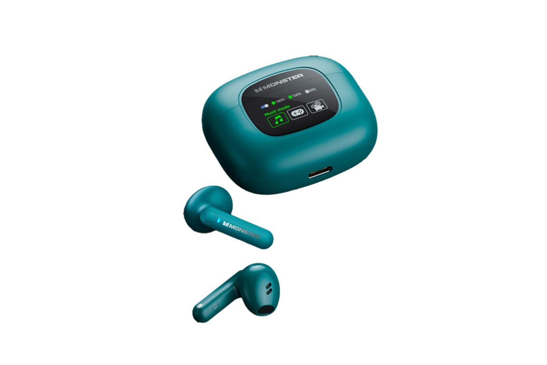 هدفون مانستر AIRMARS XKT20 رنگ سبز