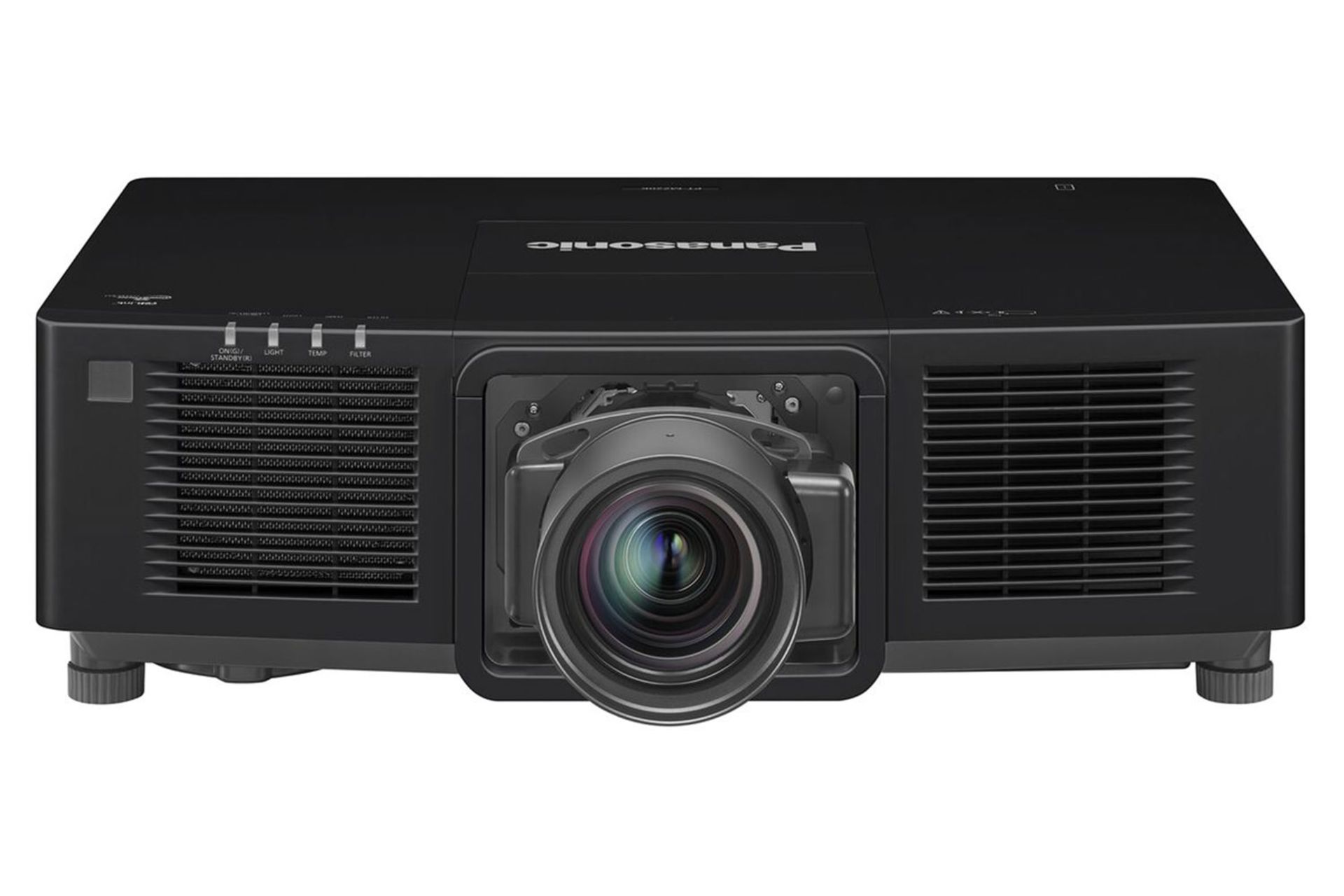 ویدیو پروژکتور پاناسونیک Panasonic PT-MZ11K رنگ مشکی نمای جلو