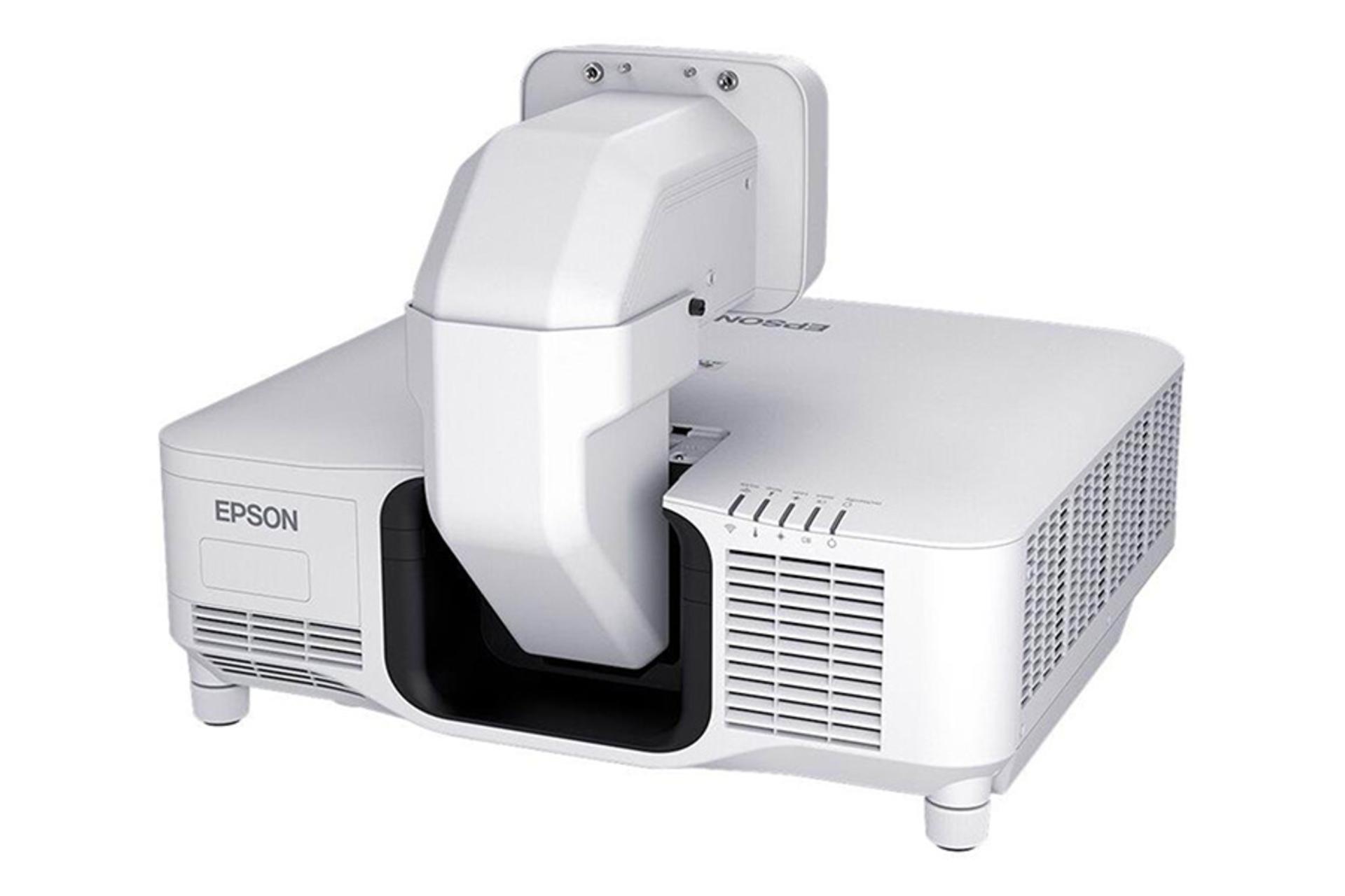ویدیو پروژکتور اپسون Epson EB-PU2116W نمای جلو لنز برگردان