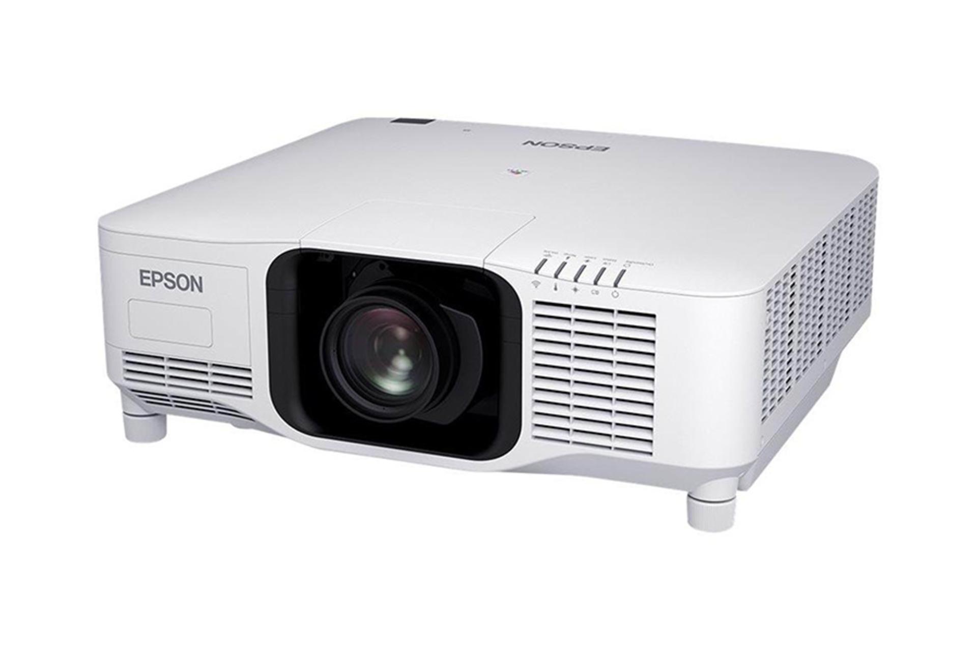 ویدیو پروژکتور اپسون Epson EB-PU2116W نمای جلو و راست