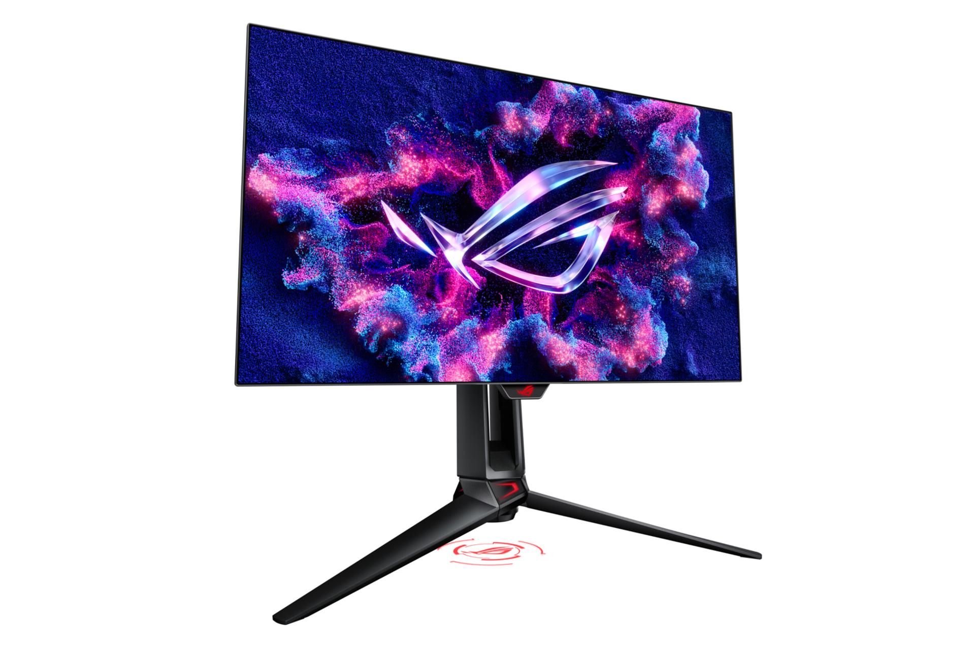 نمای سمت چپ مانیتور ایسوس 27 اینچ مدل ROG Swift OLED PG27AQDP