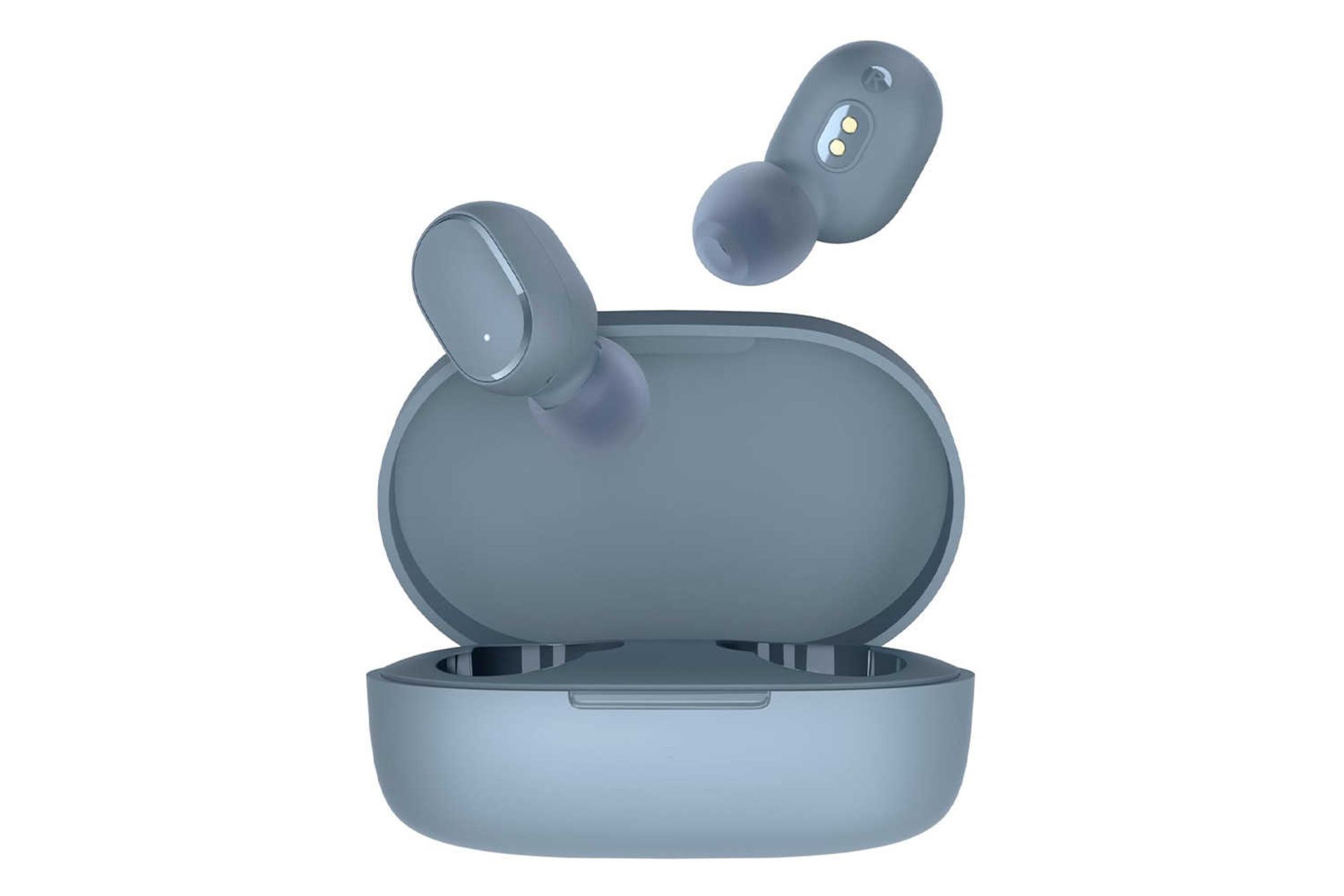 نمای جلوی ایرباد بی سیم شیائومی ردمی Buds Essential رنگ آبی