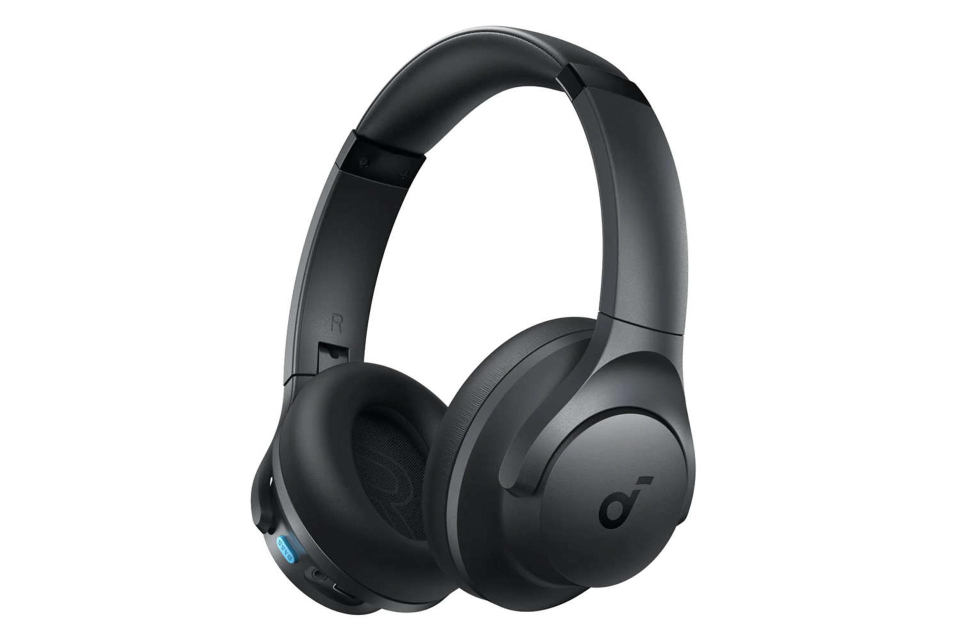 نمای سمت راست هدفون دور گوشی انکر SoundCore Q11i رنگ مشکی