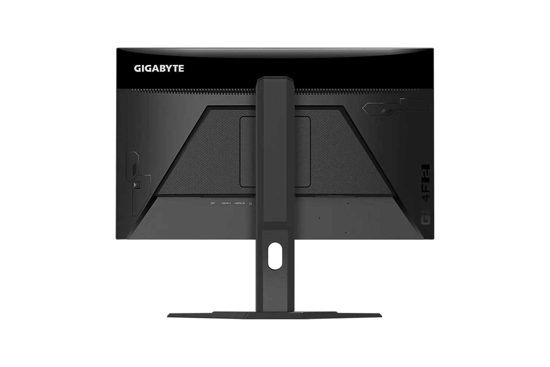 نمای پشت و بدنه مانیتور گیگابایت 24 اینچ مدل G24F 2