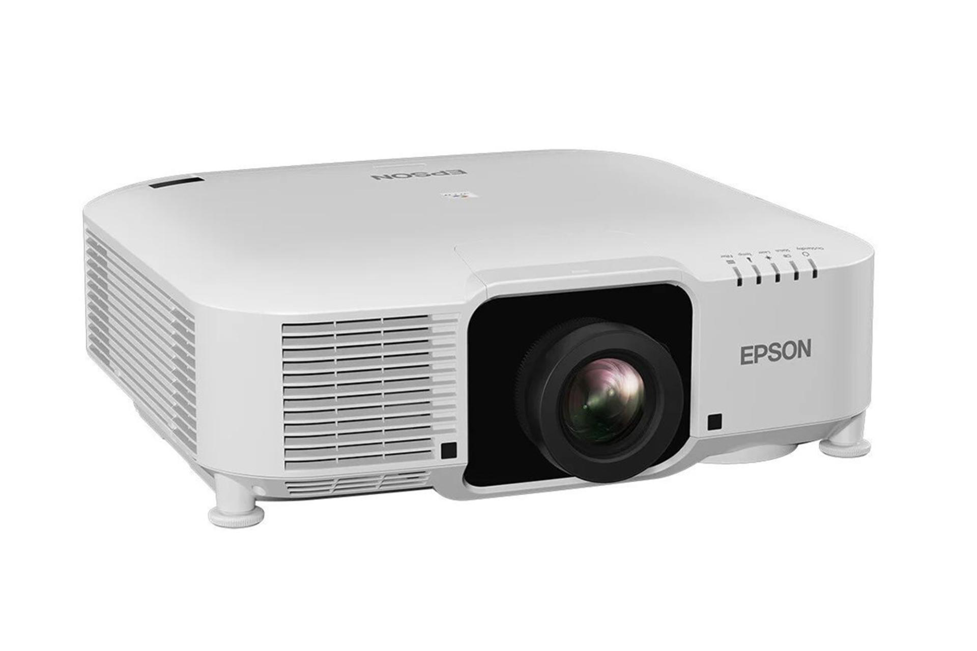 ویدیو پروژکتور اپسون Epson EB-PU1006W نمای جلو و چپ