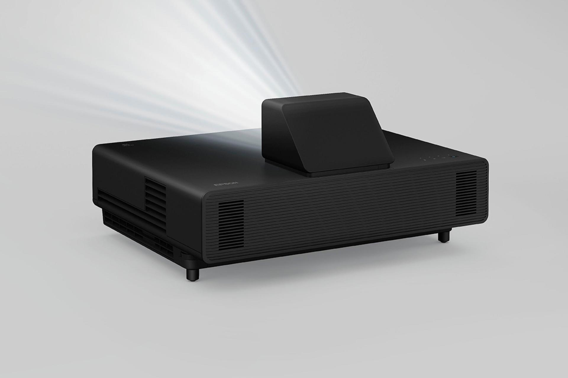 ویدیو پروژکتور اپسون Epson EB-805F نمای پشت و چپ