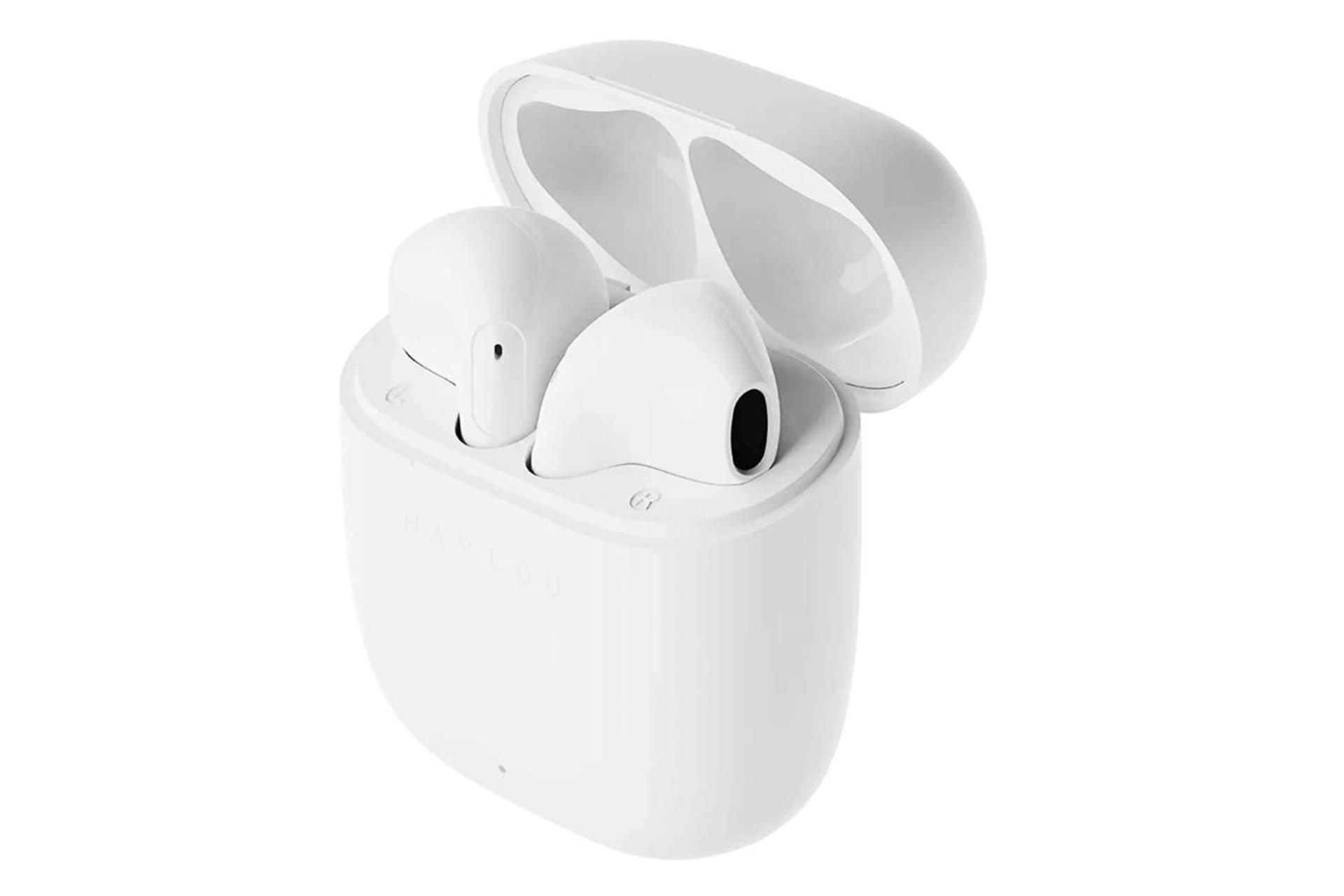نمای سمت راست ایرباد بی سیم هایلو X1C رنگ سفید