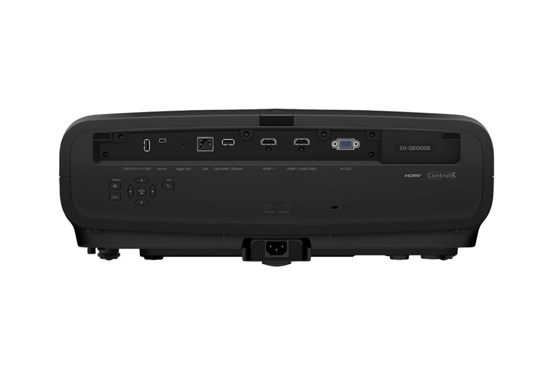 ویدیو پروژکتور اپسون Epson EH-QB1000B نمای پشت و درگاه ها