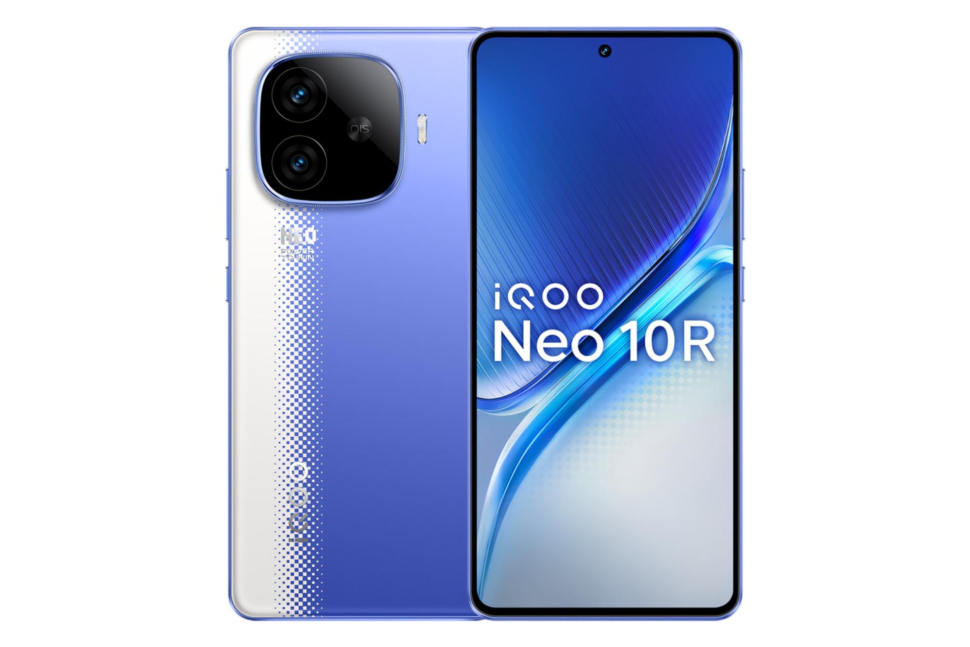 پنل جلو و پشت گوشی موبایل ویوو vivo iQOO Neo 10R آبی