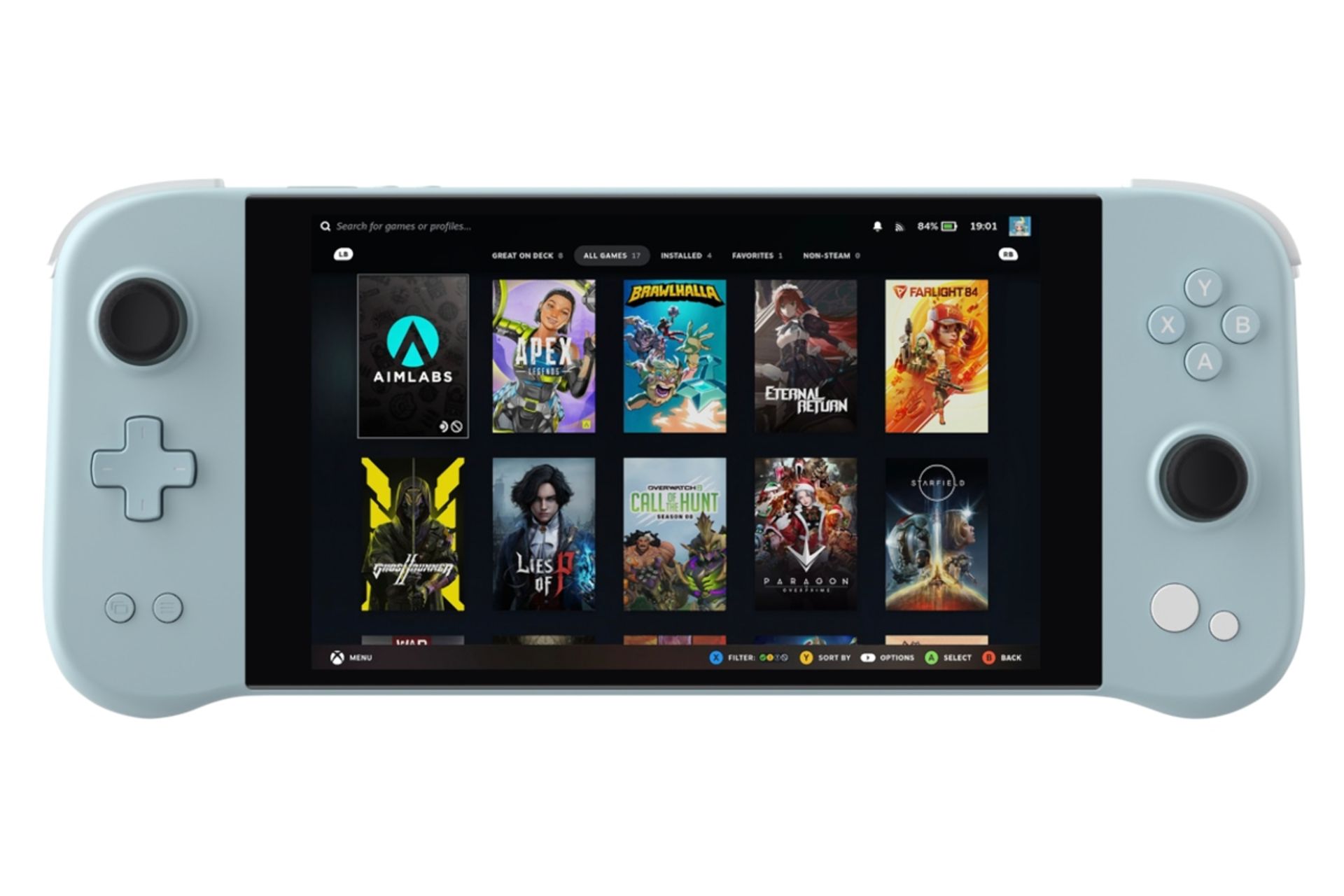 کنسول بازی آیانئو AYANEO NEXT LITE آبی