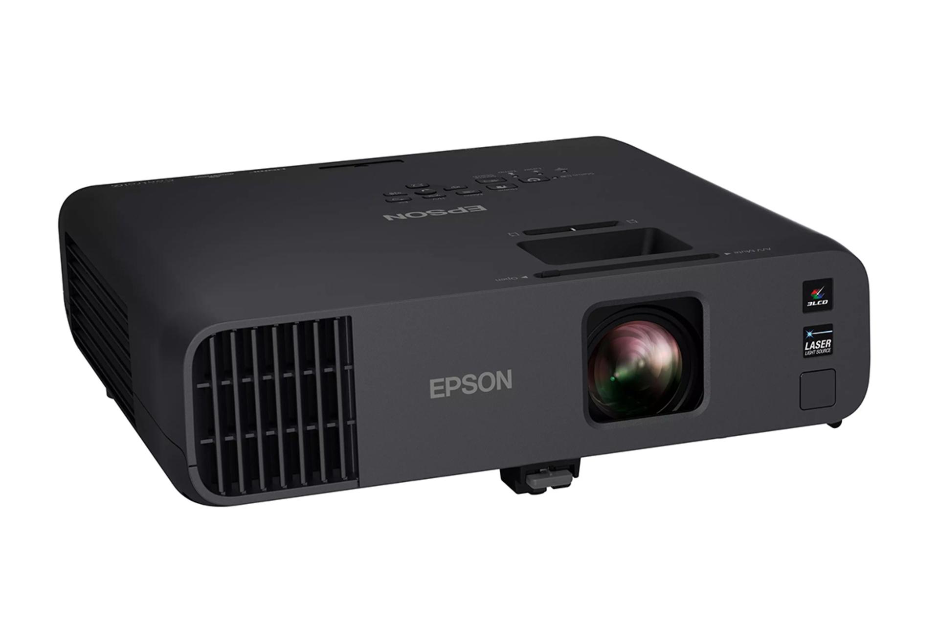 ویدیو پروژکتور اپسون Epson EB-L265F نمای جلو و چپ
