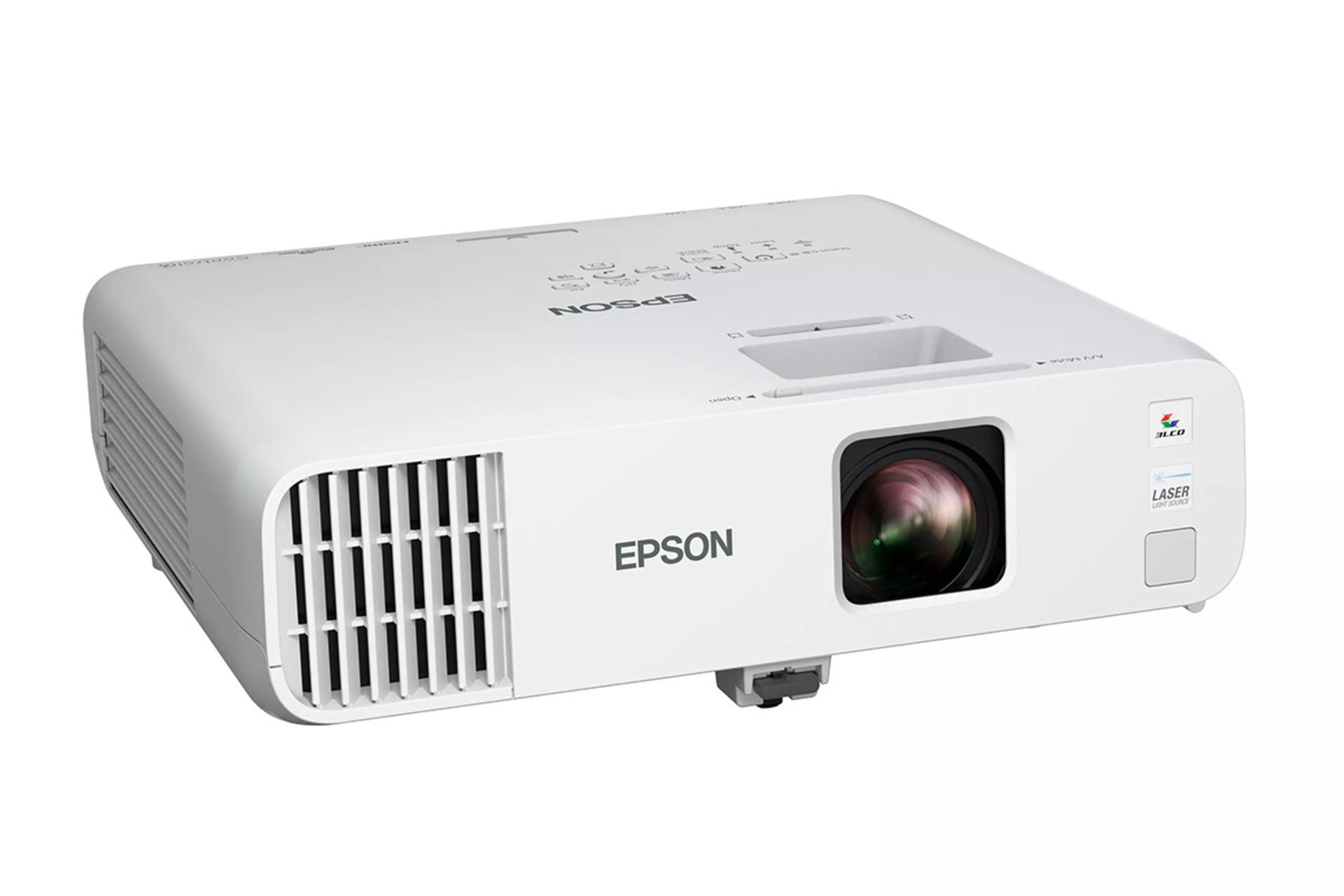 ویدیو پروژکتور اپسون Epson EB-L210W نمای جلو و چپ