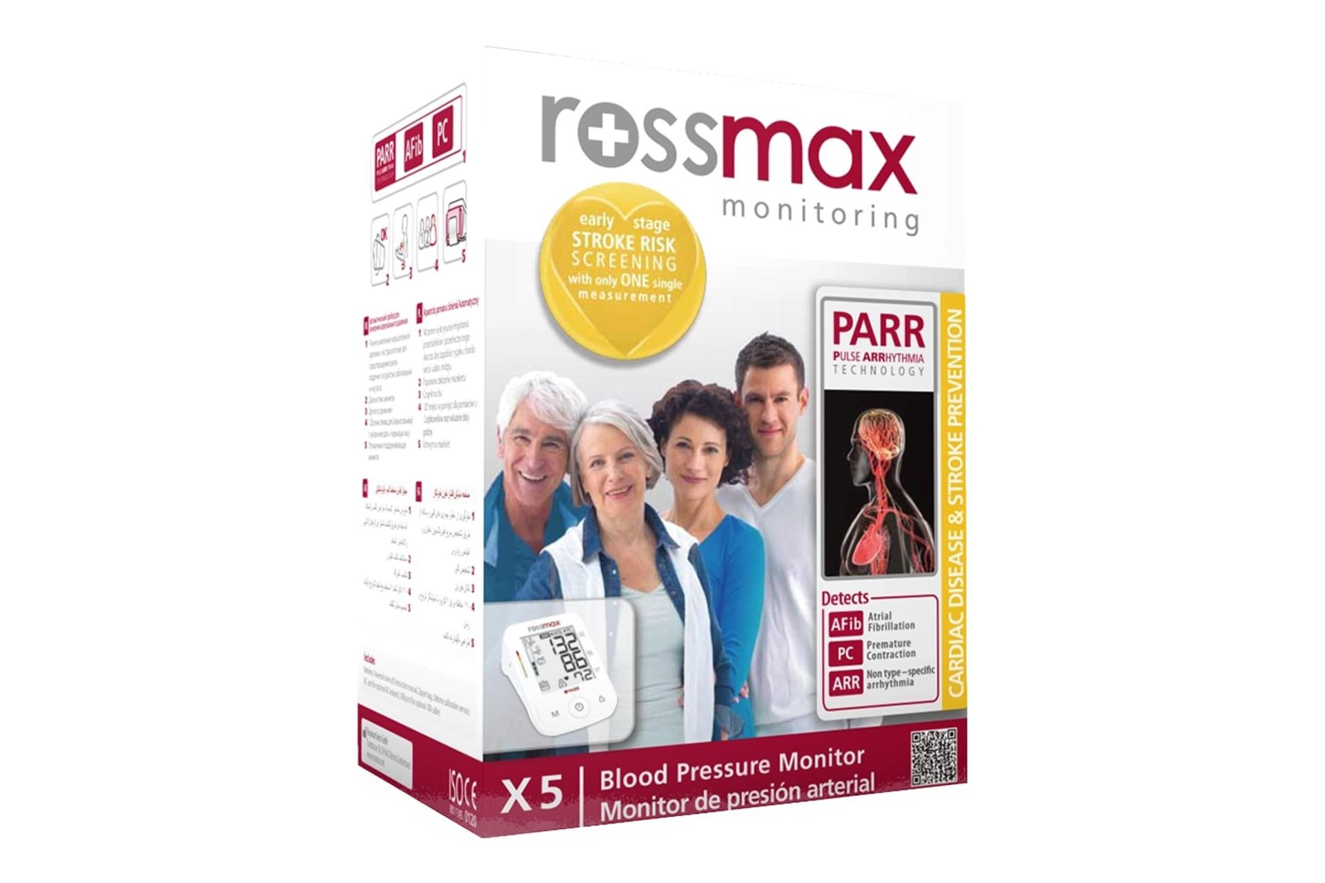 جعبه دستگاه فشار خون رز مکس X5