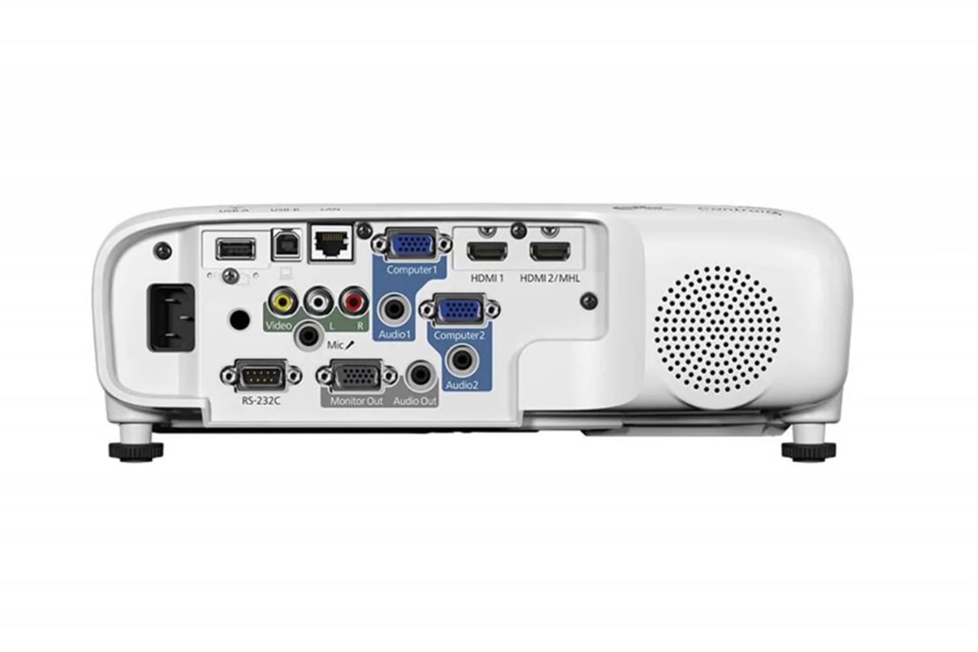 ویدیو پروژکتور اپسون Epson EB-2042 نمای پشت و درگاه ها