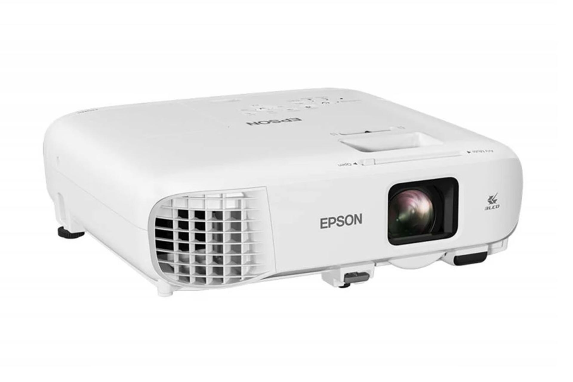 ویدیو پروژکتور اپسون Epson EB-2042 نمای جلو و چپ