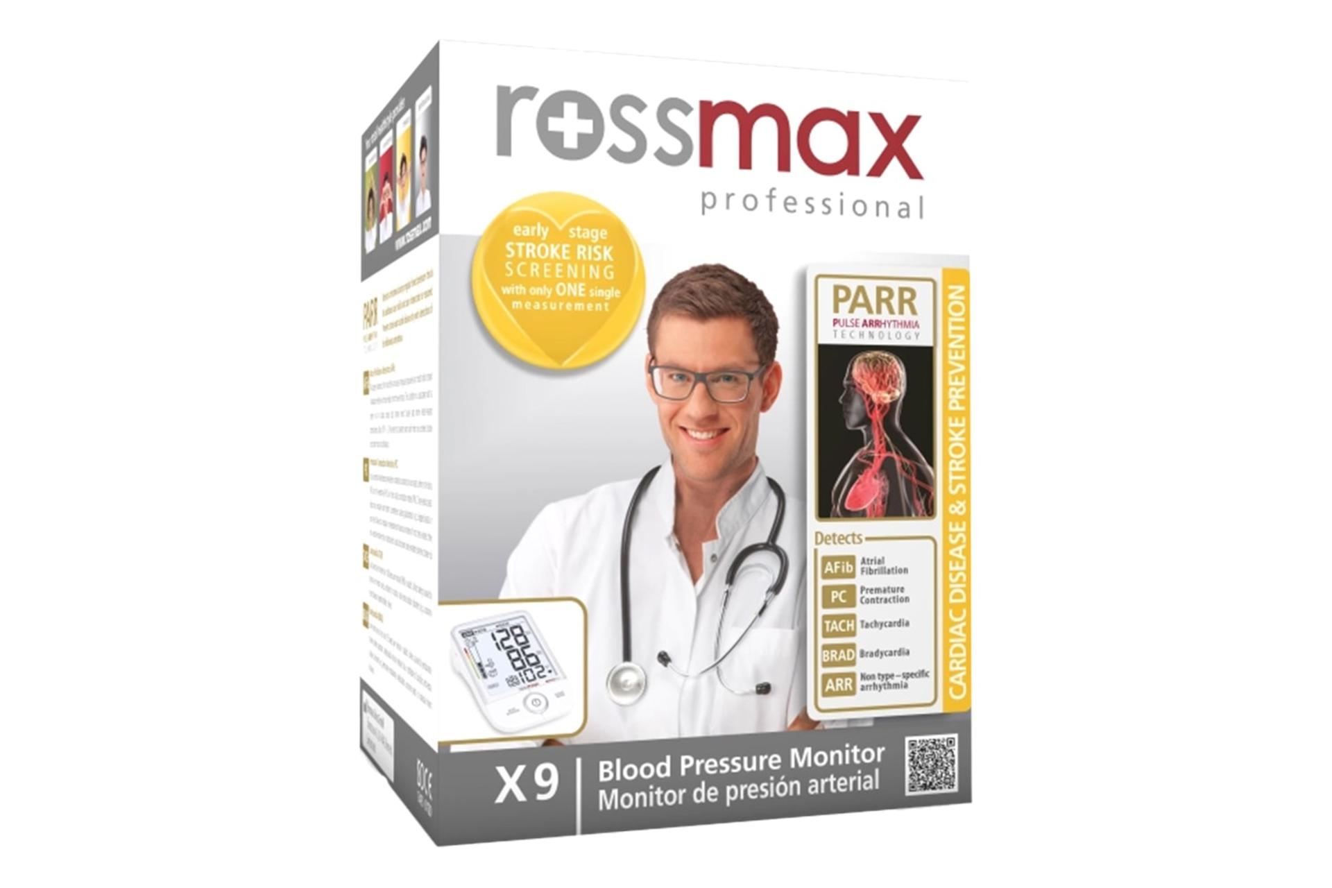 جعبه دستگاه فشار خون رز مکس X9