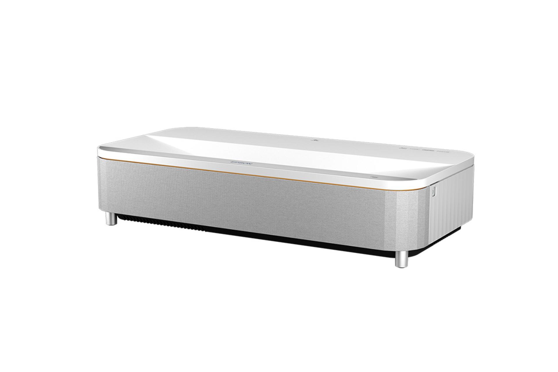 ویدیو پروژکتور اپسون Epson EH-QS100W نمای جلو و راست