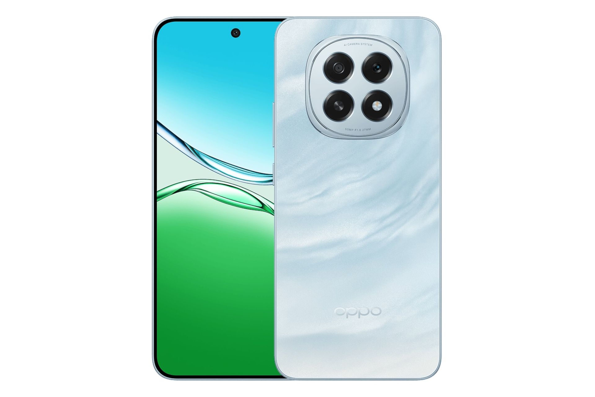 پنل جلو و پشت گوشی موبایل اوپو Oppo F29 آبی روشن