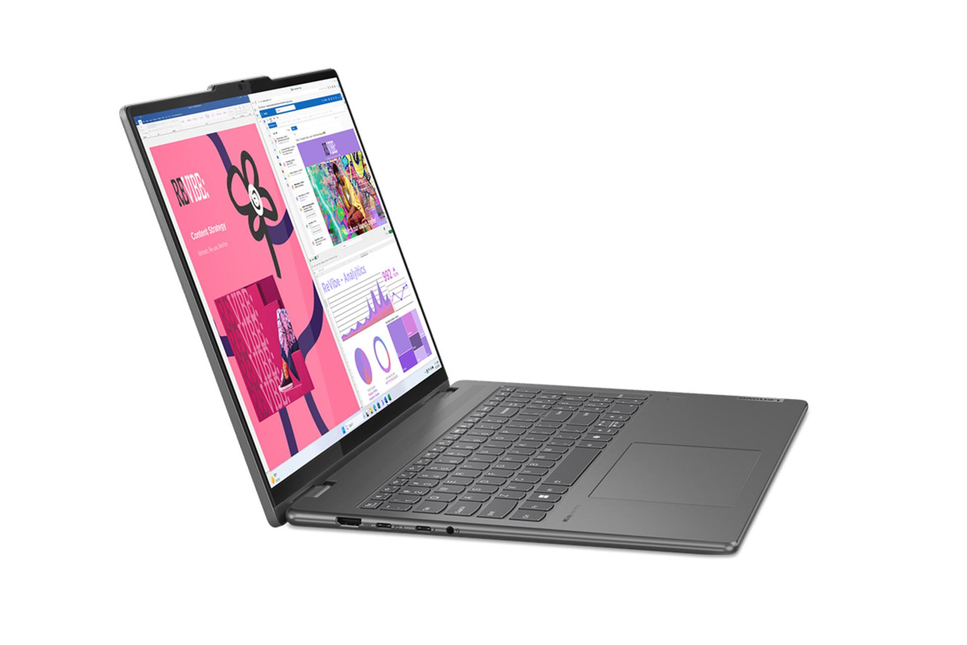 لپ تاپ لنوو Lenovo Yoga 7 2-in-1 16IML9 نمای چپ