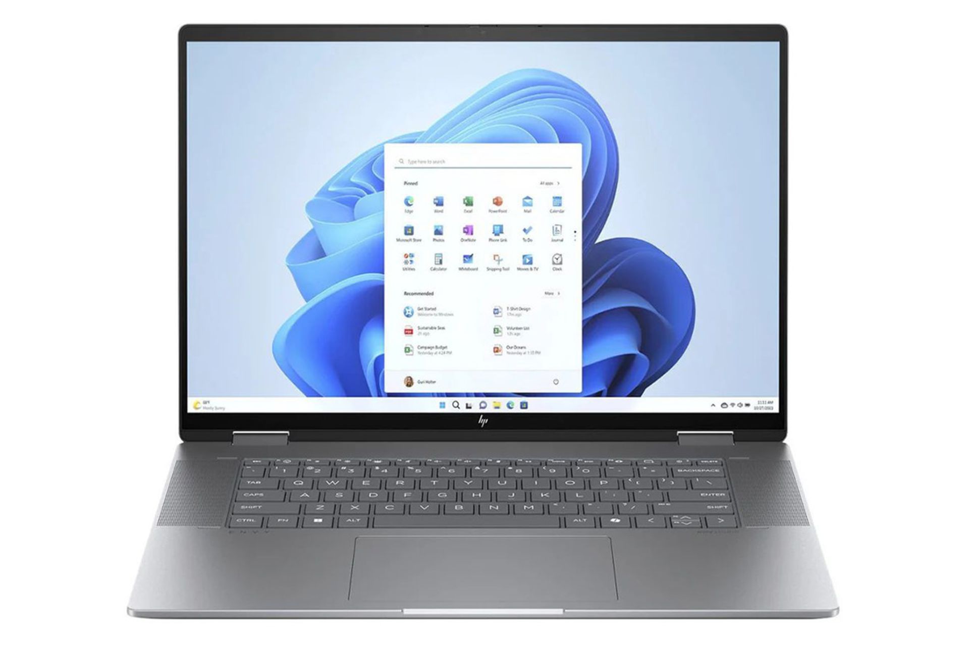 لپ تاپ اچ پی HP ENVY x360 16-ad0013dx نمای جلو