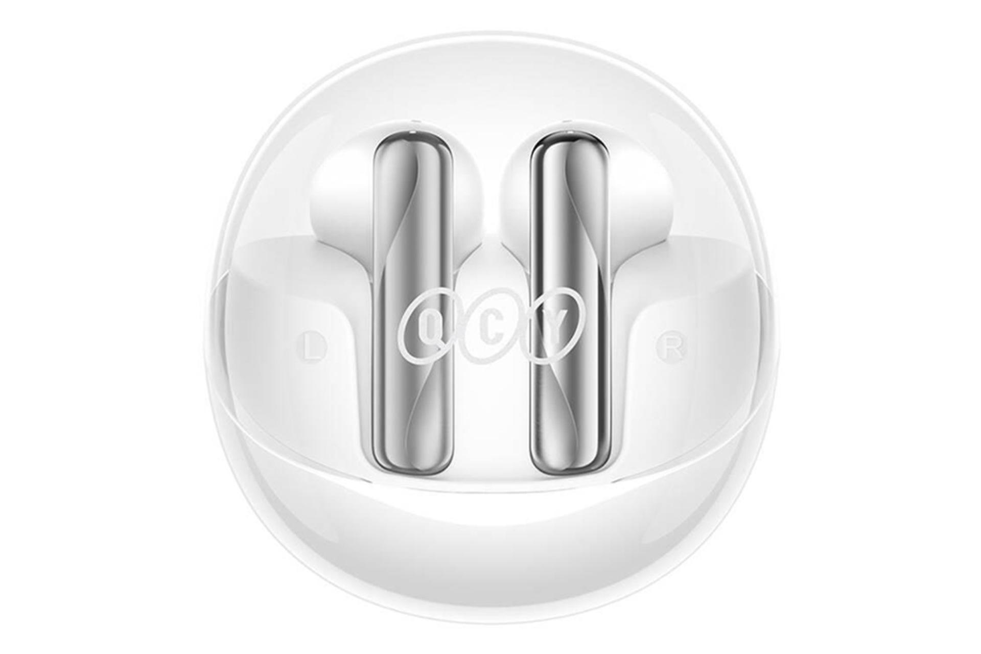 کیس شارژ هدفون کیو سی وای T32 AilyBuds Clear