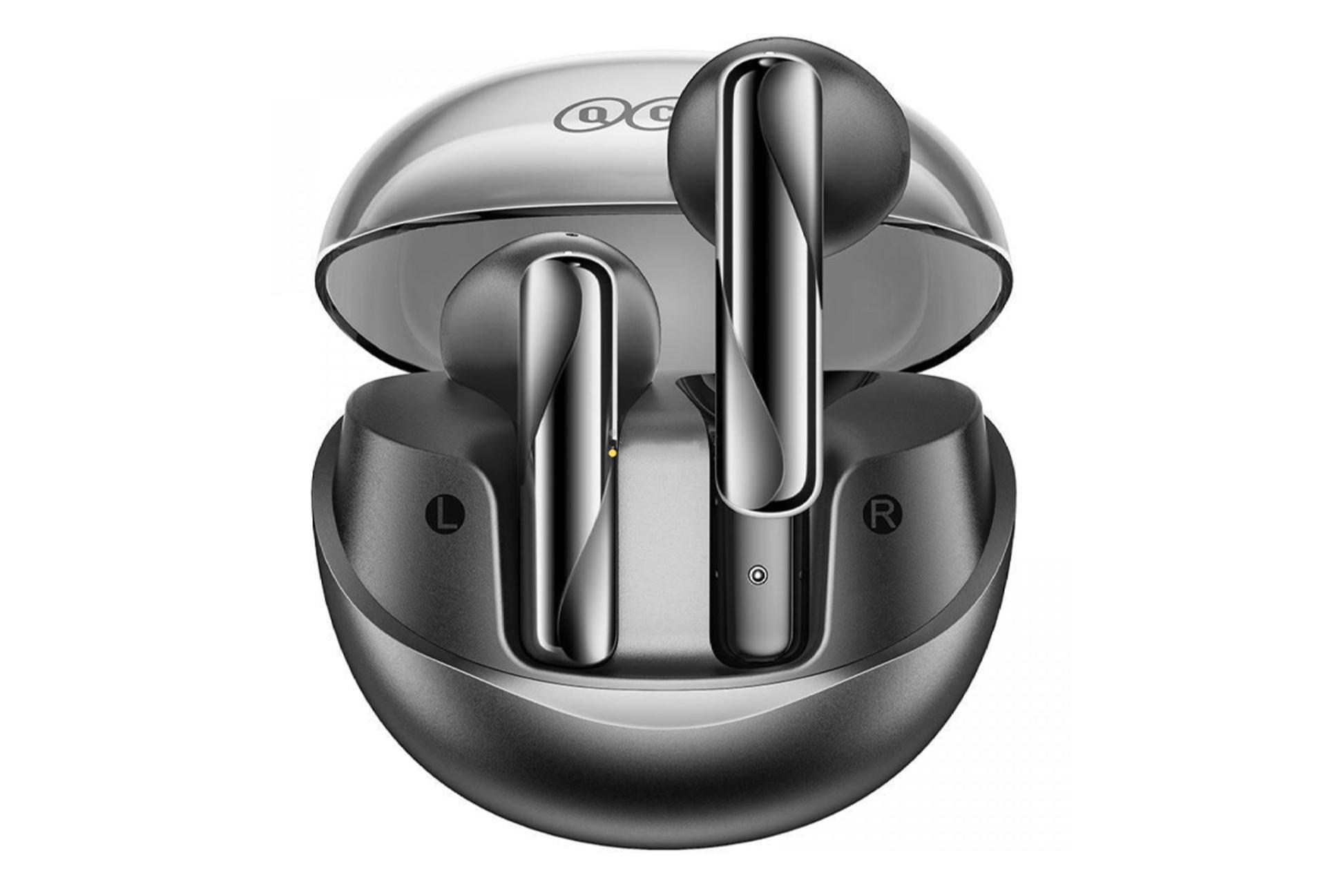 هدفون کیو سی وای T32 AilyBuds Clear رنگ مشکی