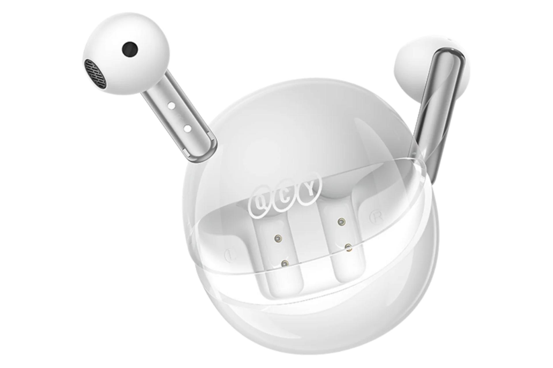 شارژدهی هدفون کیو سی وای T32 AilyBuds Clear