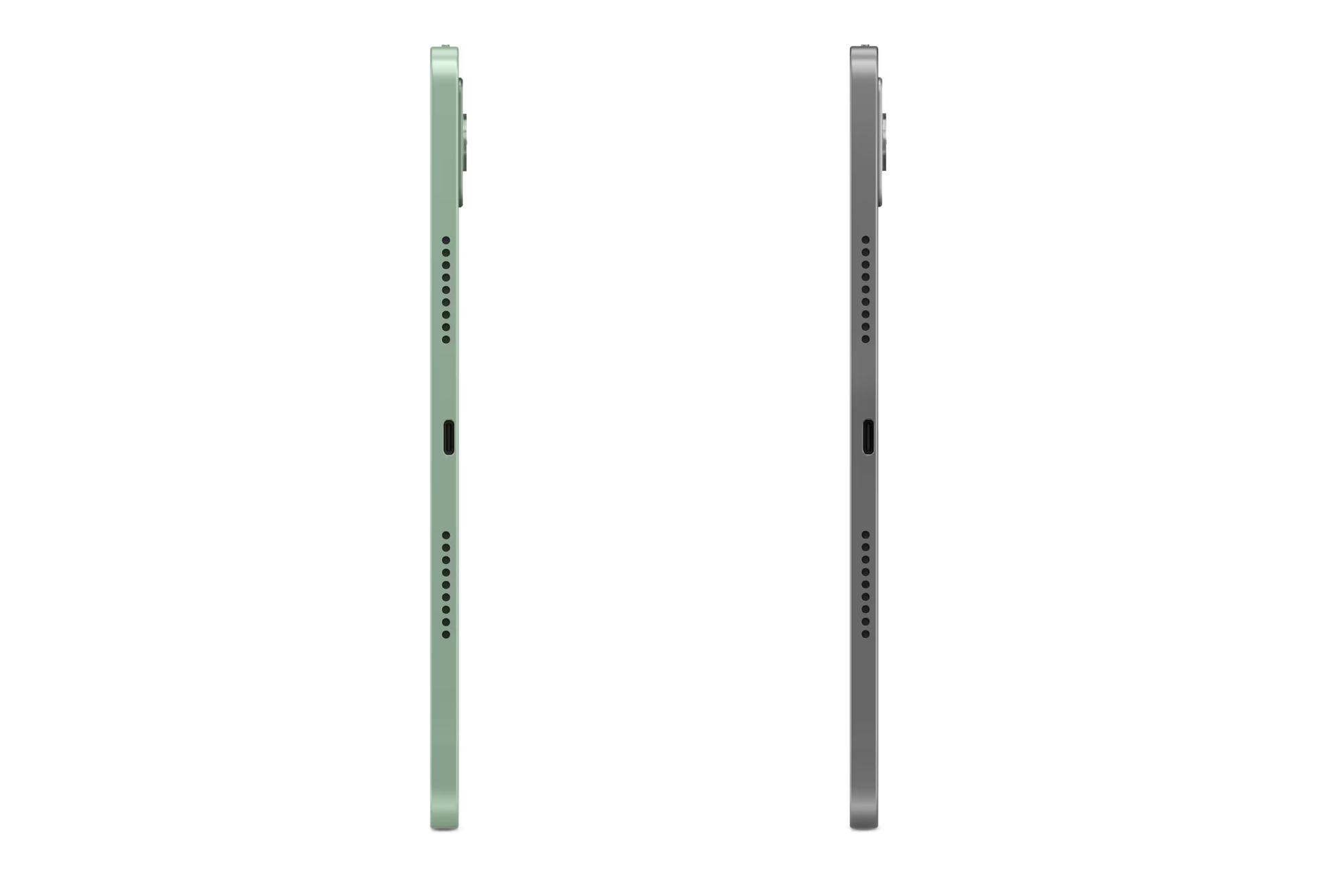 لبه سمت راست تبلت Idea تب پرو لنوو / Lenovo Idea Tab Pro با نمایش حفره‌های اسپیکر و درگاه USB