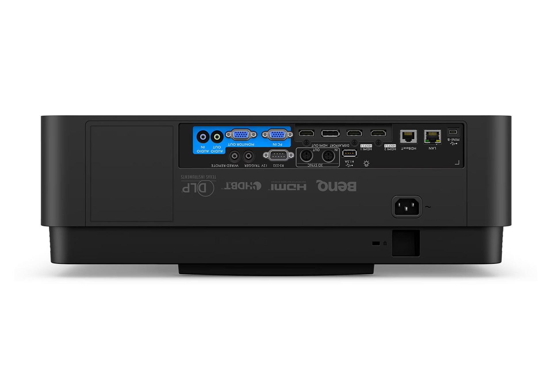 ویدیو پروژکتور بنکیو Benq LU960UST نمای پشت و درگاه ها