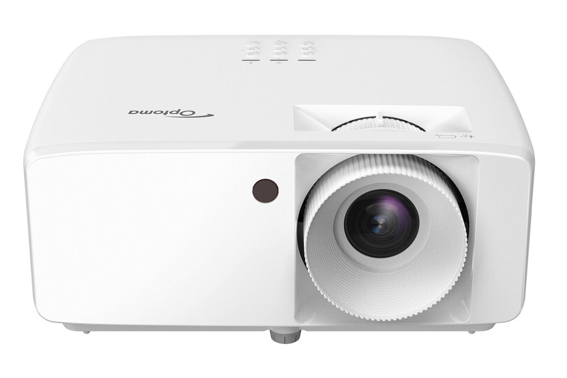 ویدیو پروژکتور اوپتوما Optoma HZ40HDR نمای جلو و بالا
