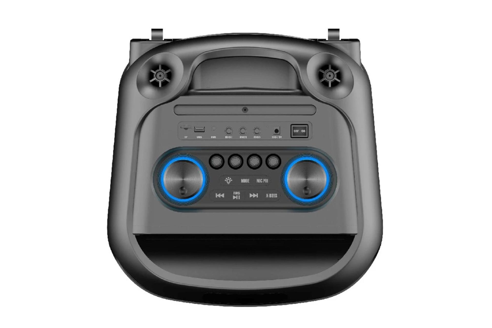 کانکتور و اتصال اسپیکر کربی Partybox CR-21010