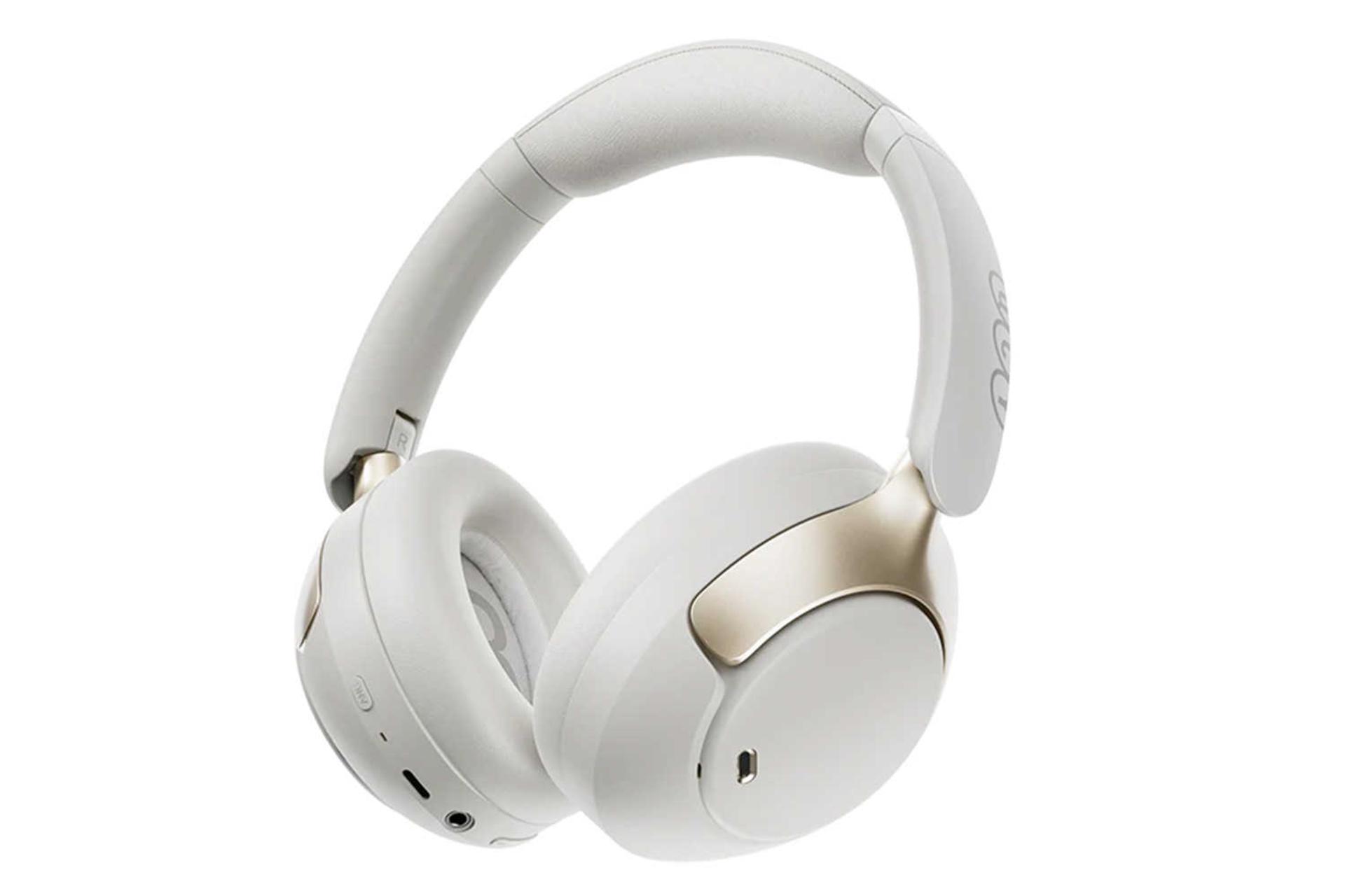 نمای سمت راست هدفون دور گوشی بی‌سیم کیو سی وای H3 Pro رنگ سفید