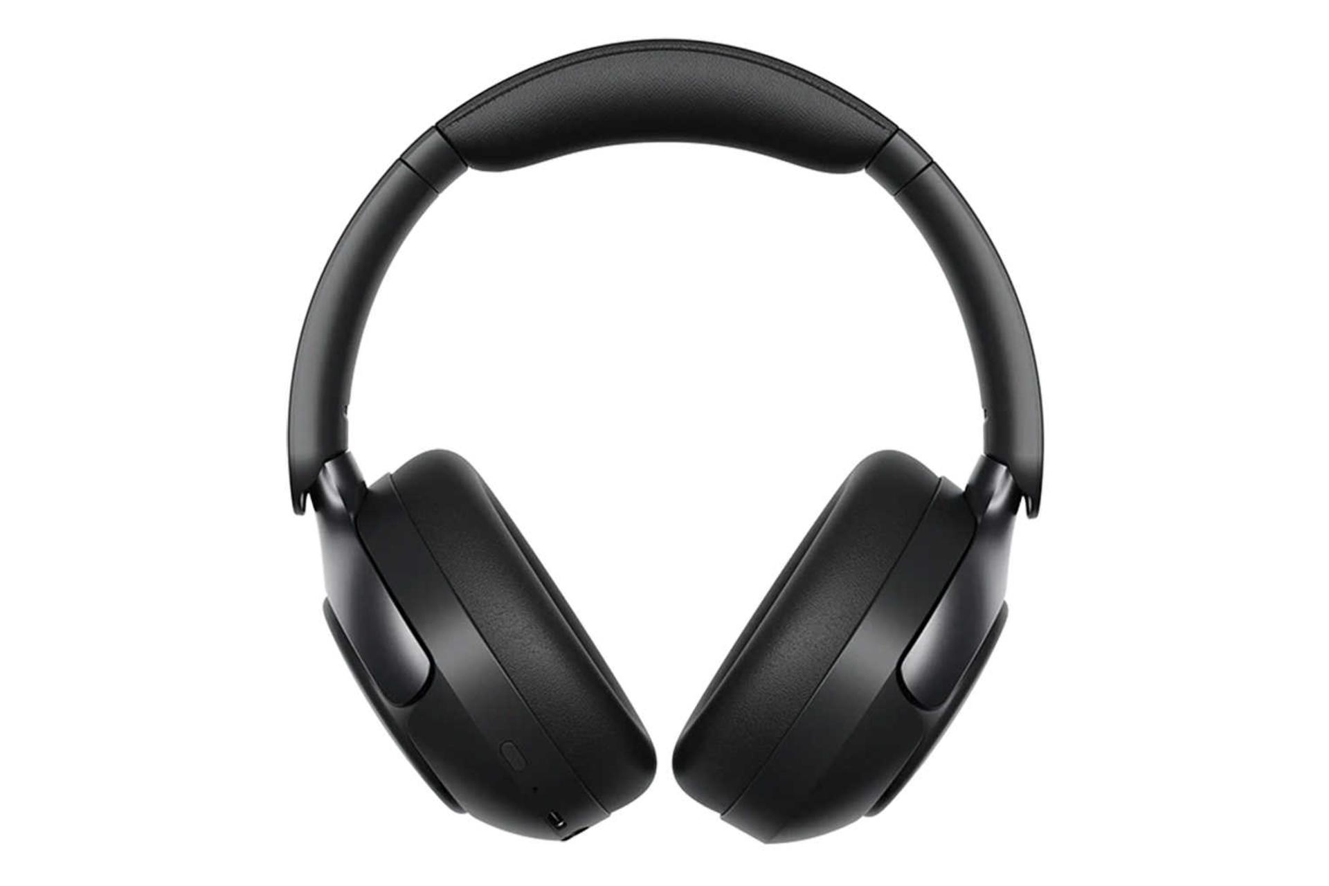نمای جلوی هدفون دور گوشی بی‌سیم کیو سی وای H3 Pro رنگ مشکی