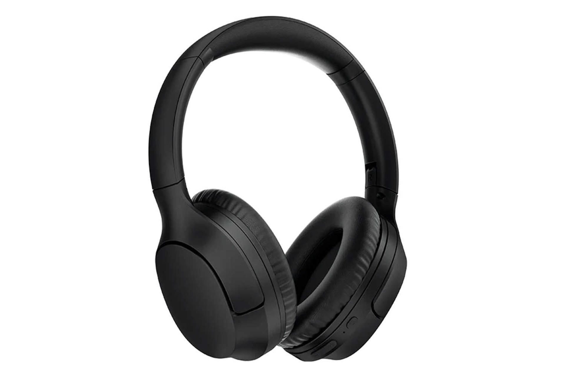 نمای سمت چپ هدفون دور گوشی بی‌سیم کیو سی وای H2 Pro رنگ مشکی