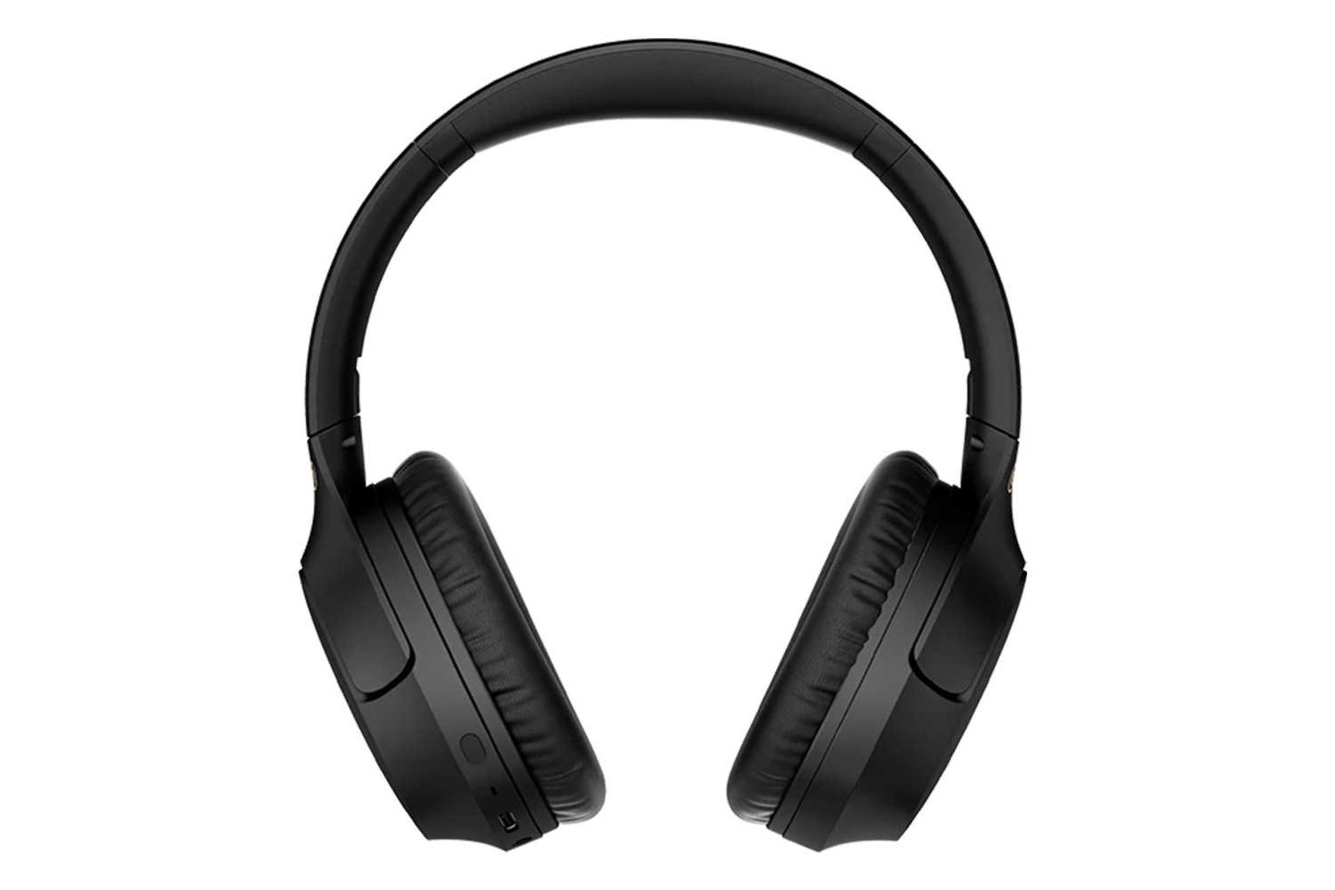 نمای جلوی هدفون دور گوشی بی‌سیم کیو سی وای H2 Pro رنگ مشکی