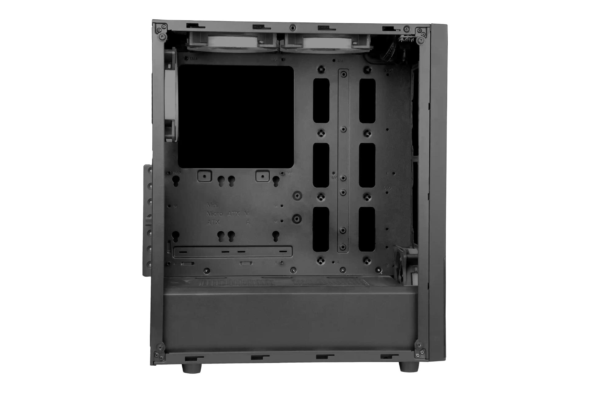 نمای داخلی پنل سمت چپ کیس کامپیوتر فاطر FG-520B با نمایش محل نصب ماردبرد