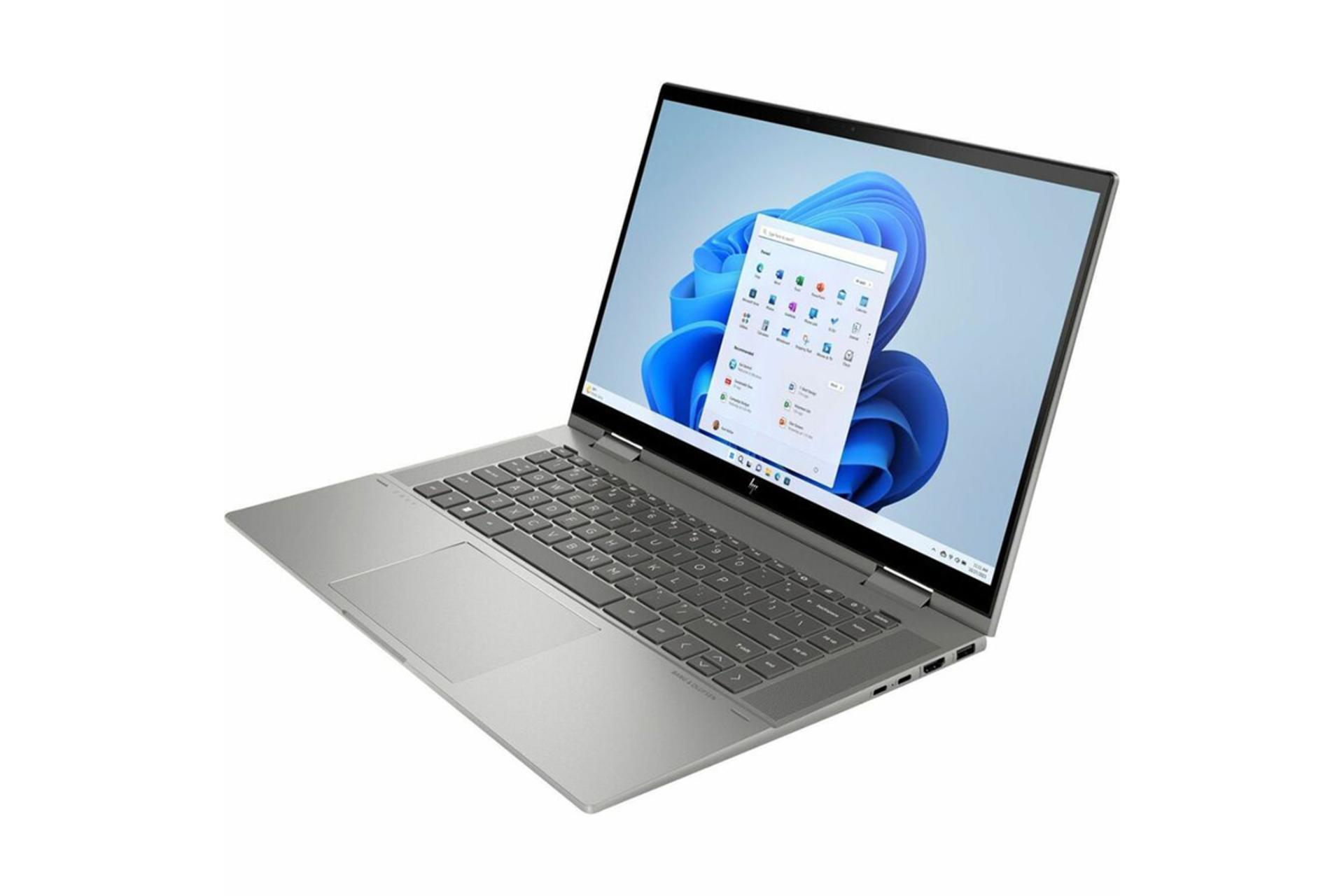 لپ تاپ اچ پی HP ENVY x360 15-EW1058wm نمای جلو و راست