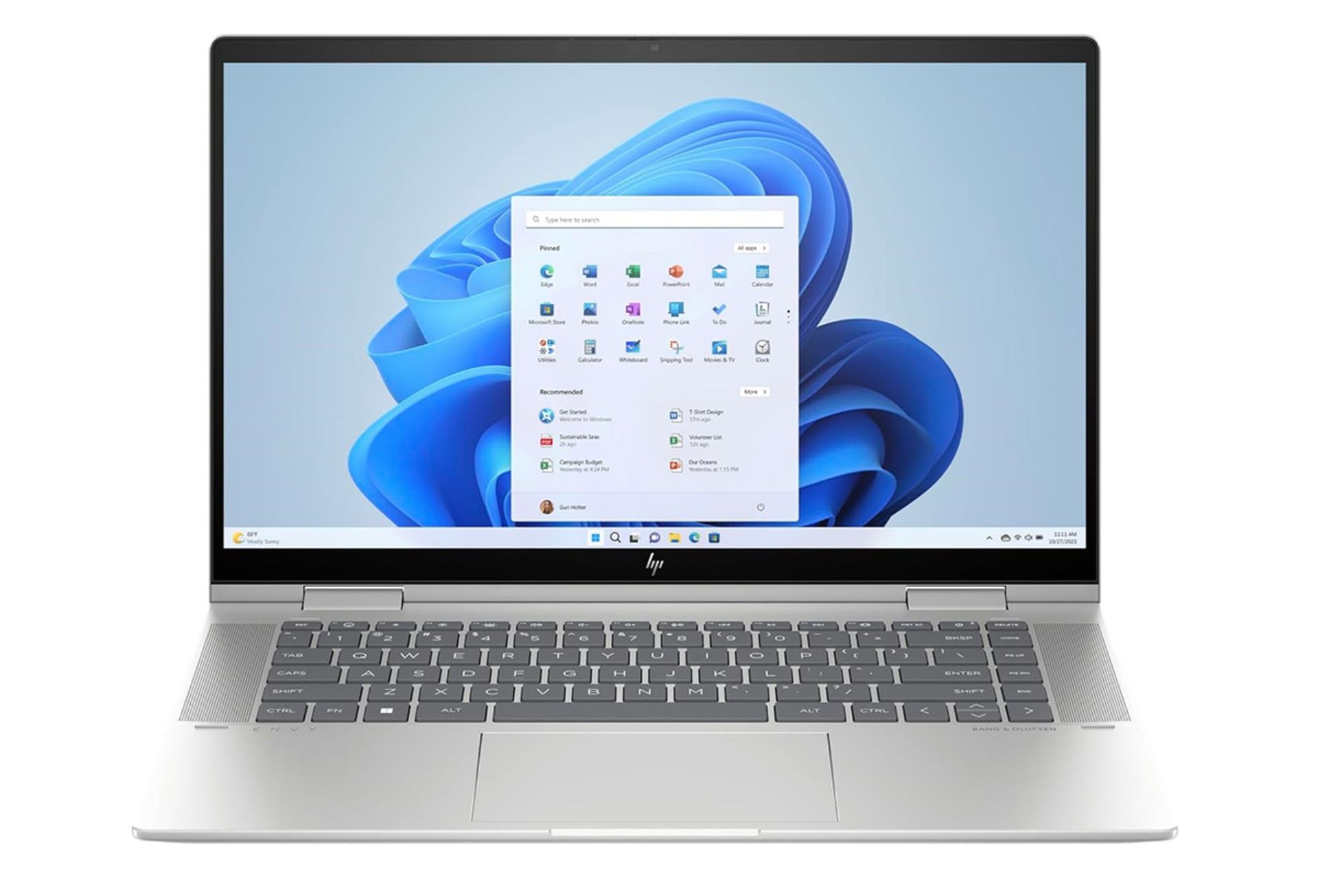 لپ تاپ اچ پی HP ENVY x360 15-EW1058wm نمای جلو