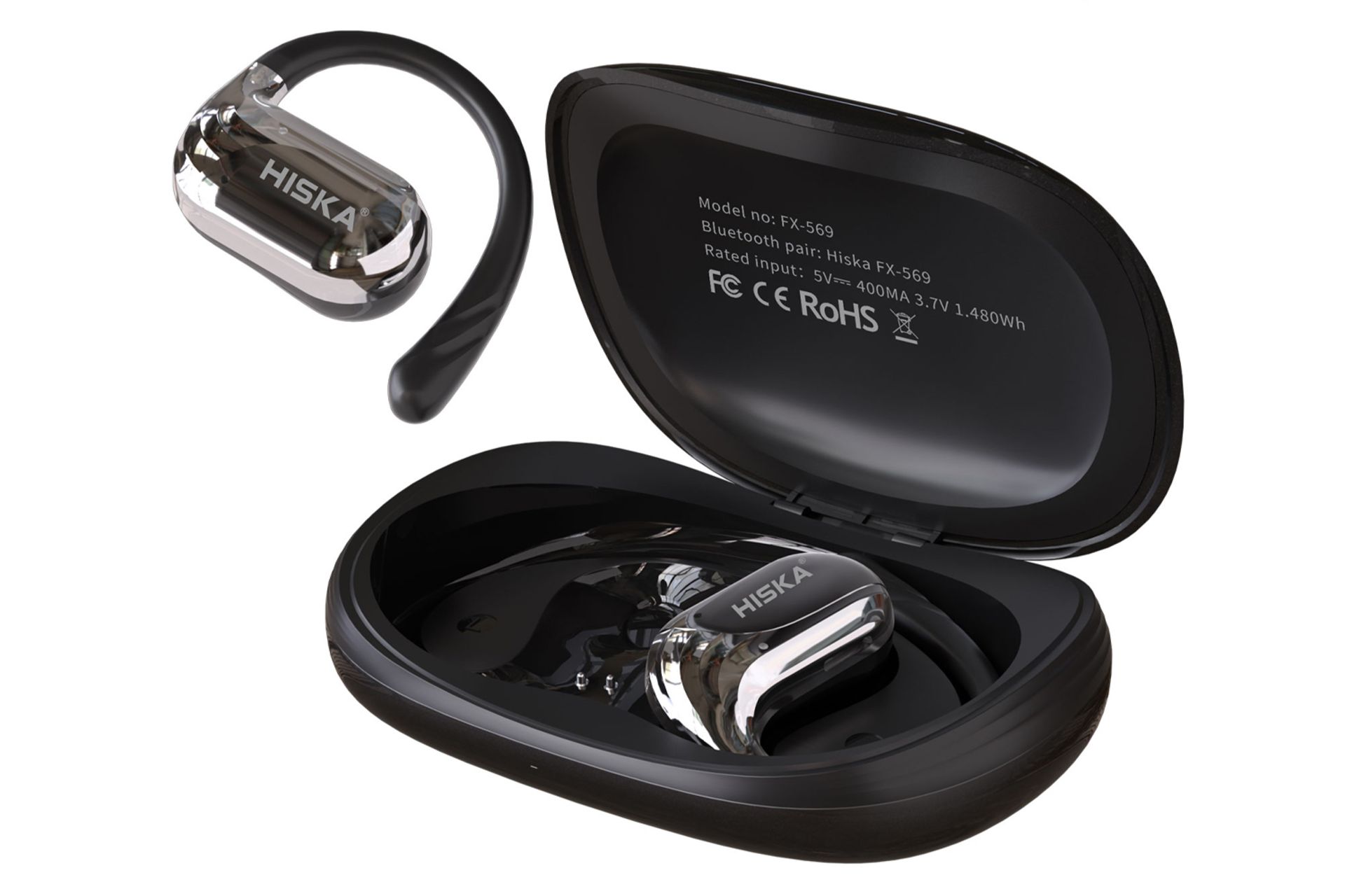 هدفون هیسکا FX-569 OWS رنگ مشکی